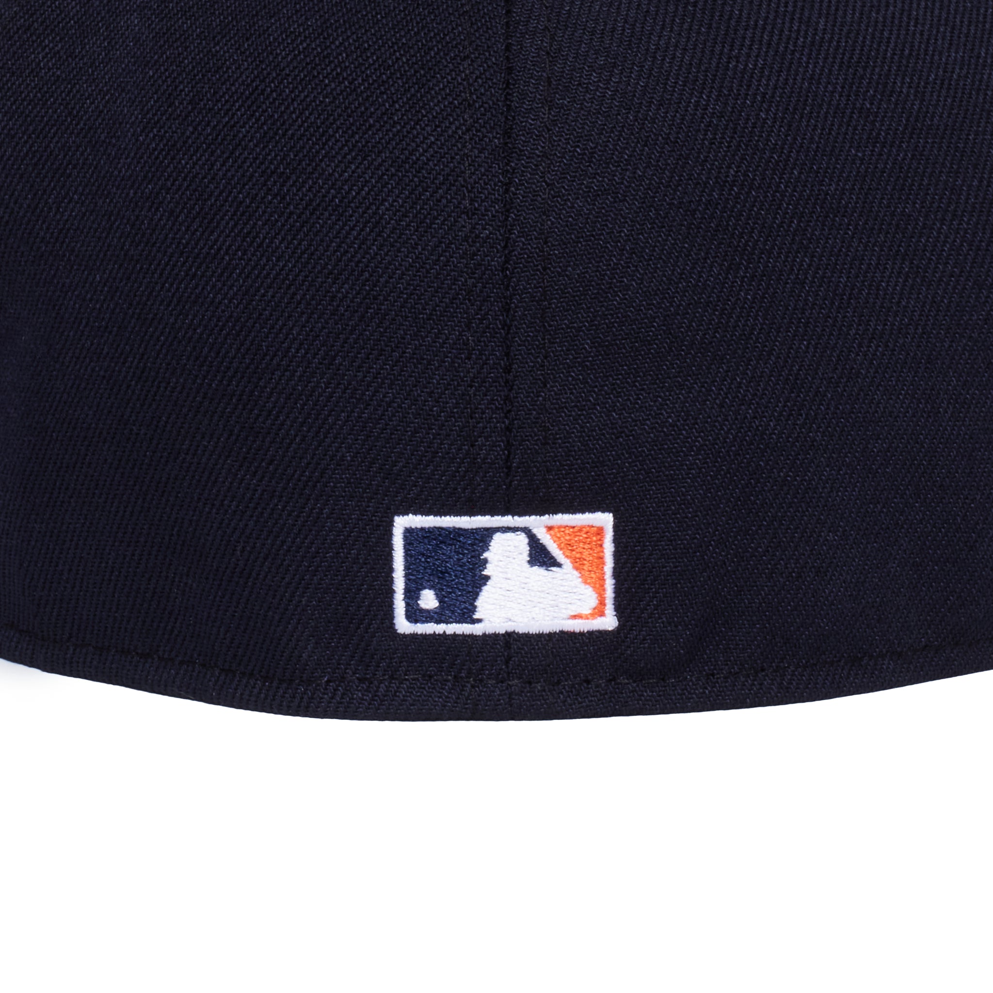 Detroit Tigers All Navy Orange Logo White Outline