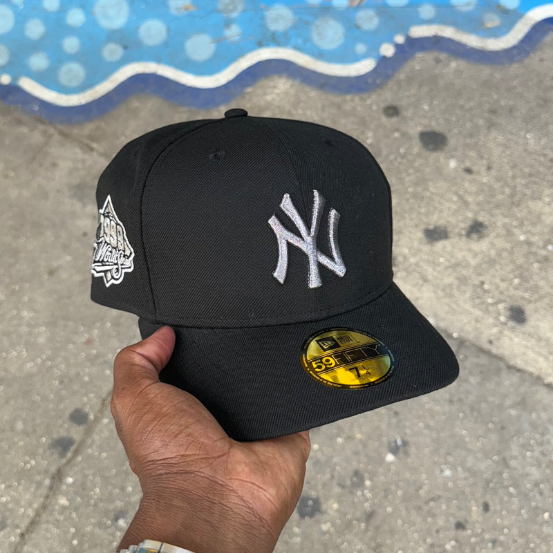 New York Yankees Black Metallic Pewter Logo 1999 WS