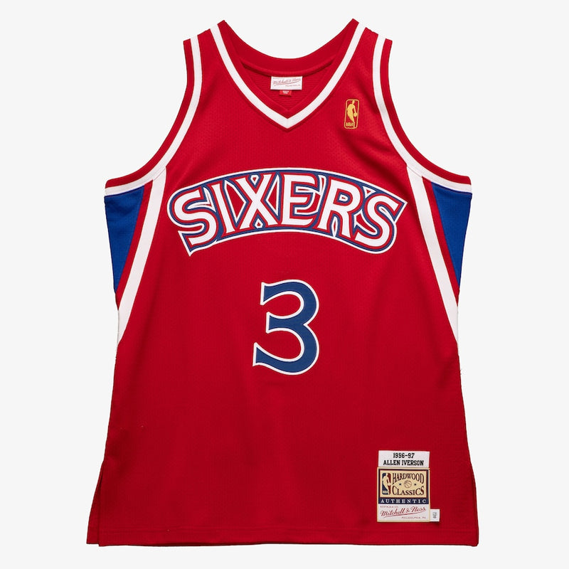 Philadelphia 76ers 96-97 Iverson Red Jersey