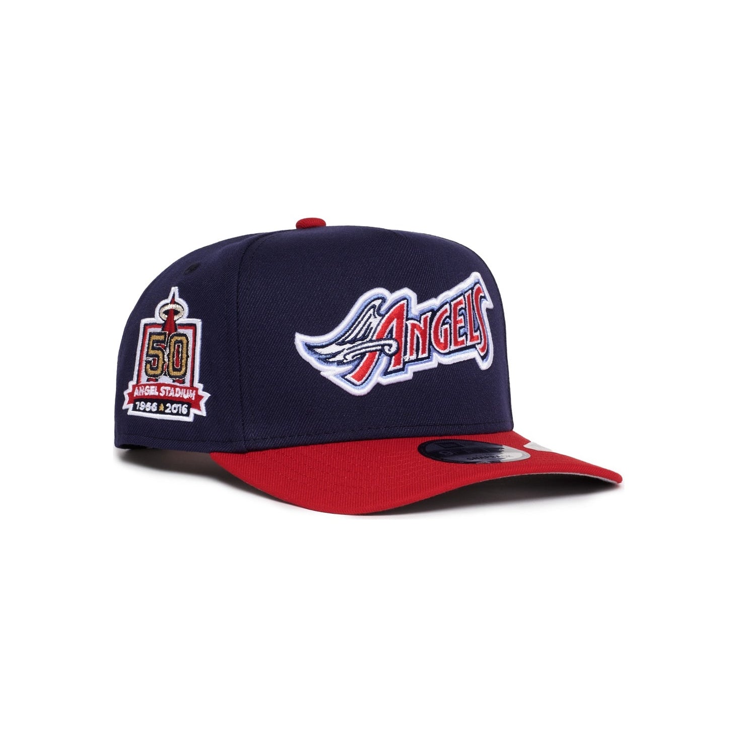 Anaheim Angels Navy & Red Script 950 AFrame 50th Snap Back
