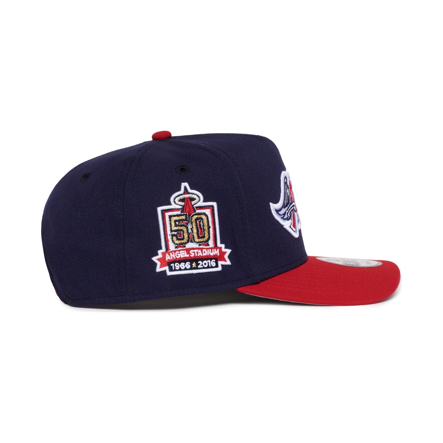 Anaheim Angels Navy & Red Script 950 AFrame 50th Snap Back