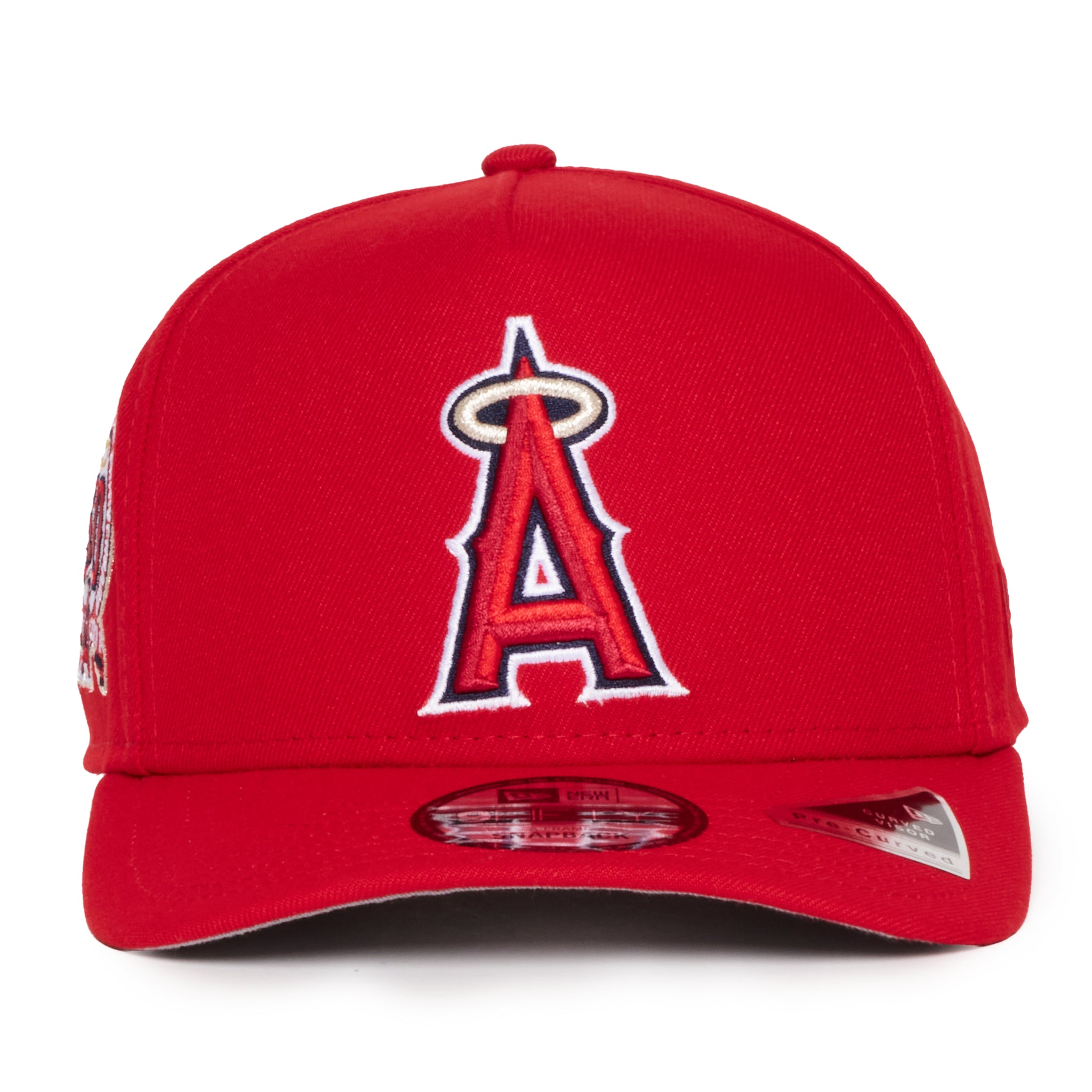 Anaheim Angels All Red 950 AFrame 50Th Snap Back