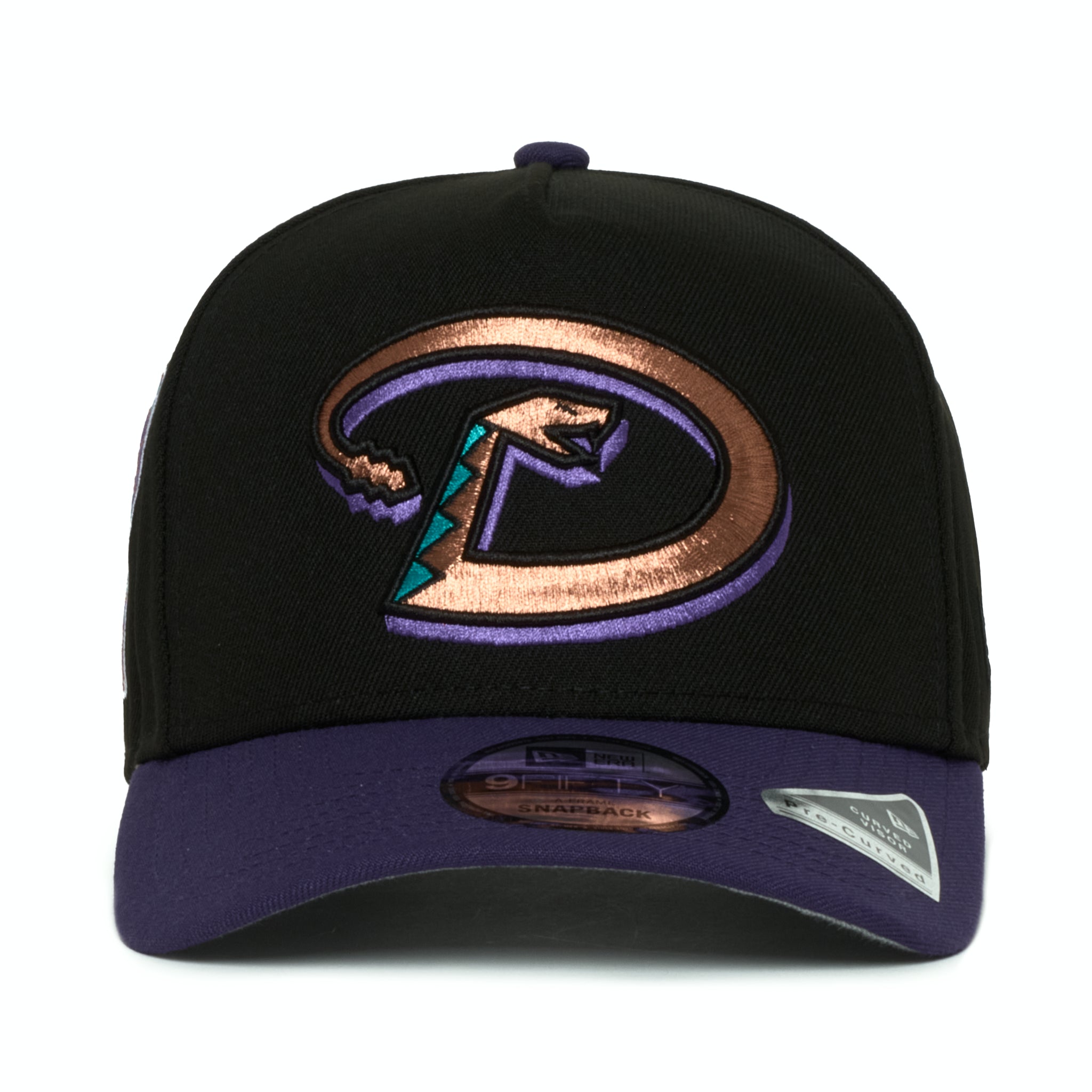 Arizona Diamond Backs Black and Purple 950 AFrame 1998 Inaugural Snap Back