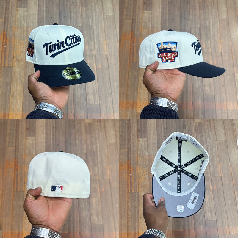 Minnesota Twins Twin Cities Creme Chrome and Navy 14 ASG