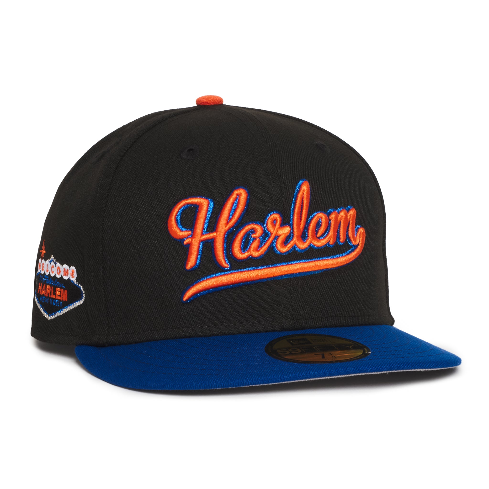 Harlem Black And Royal w/ Orange Logo