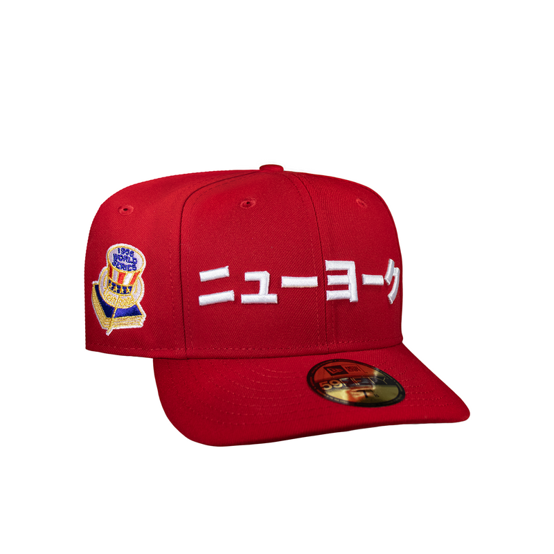 New York Yankees Red Japanese Katakana 1956 World Series