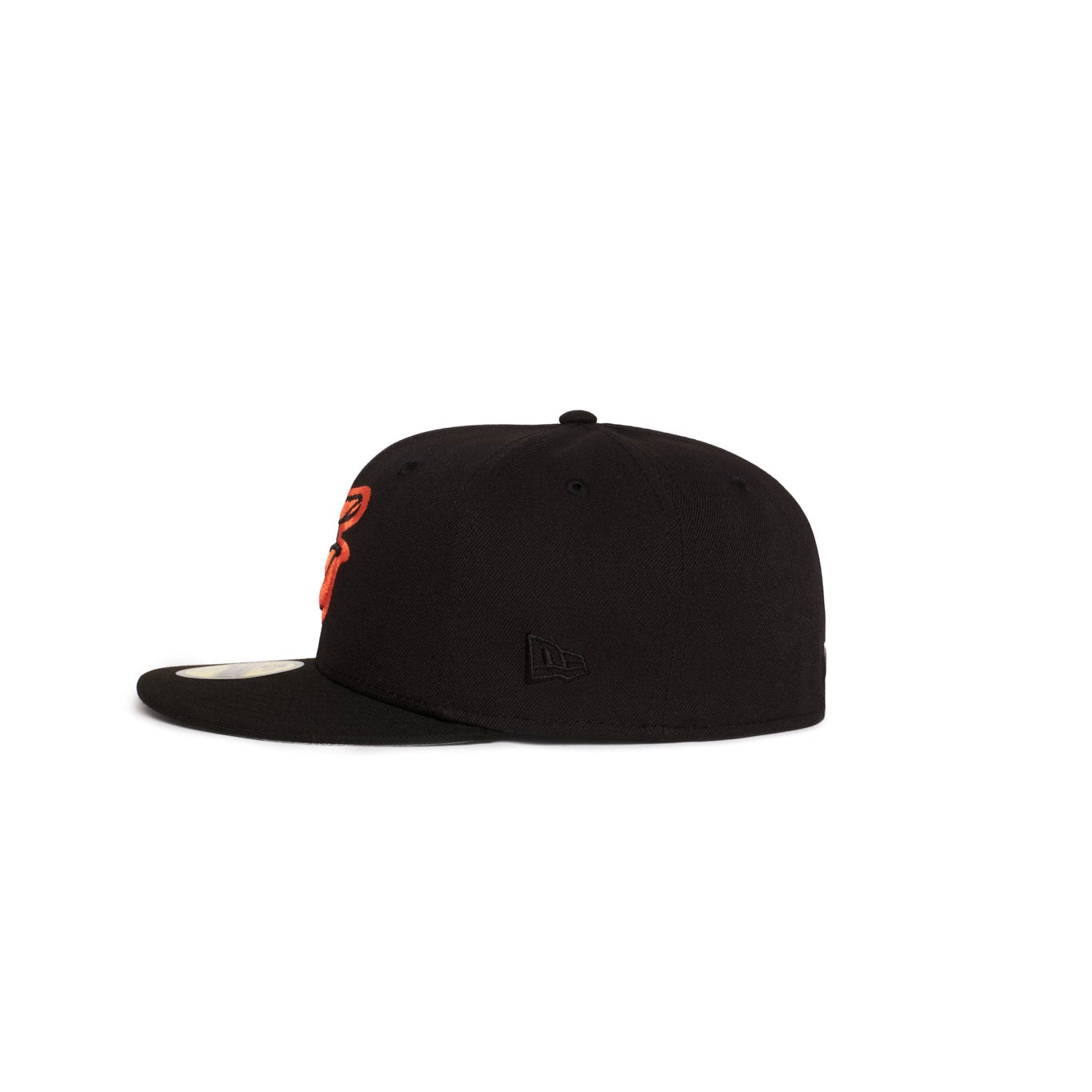 Baltimore Orioles All Black Cartoon Bird 50Th Anniversary