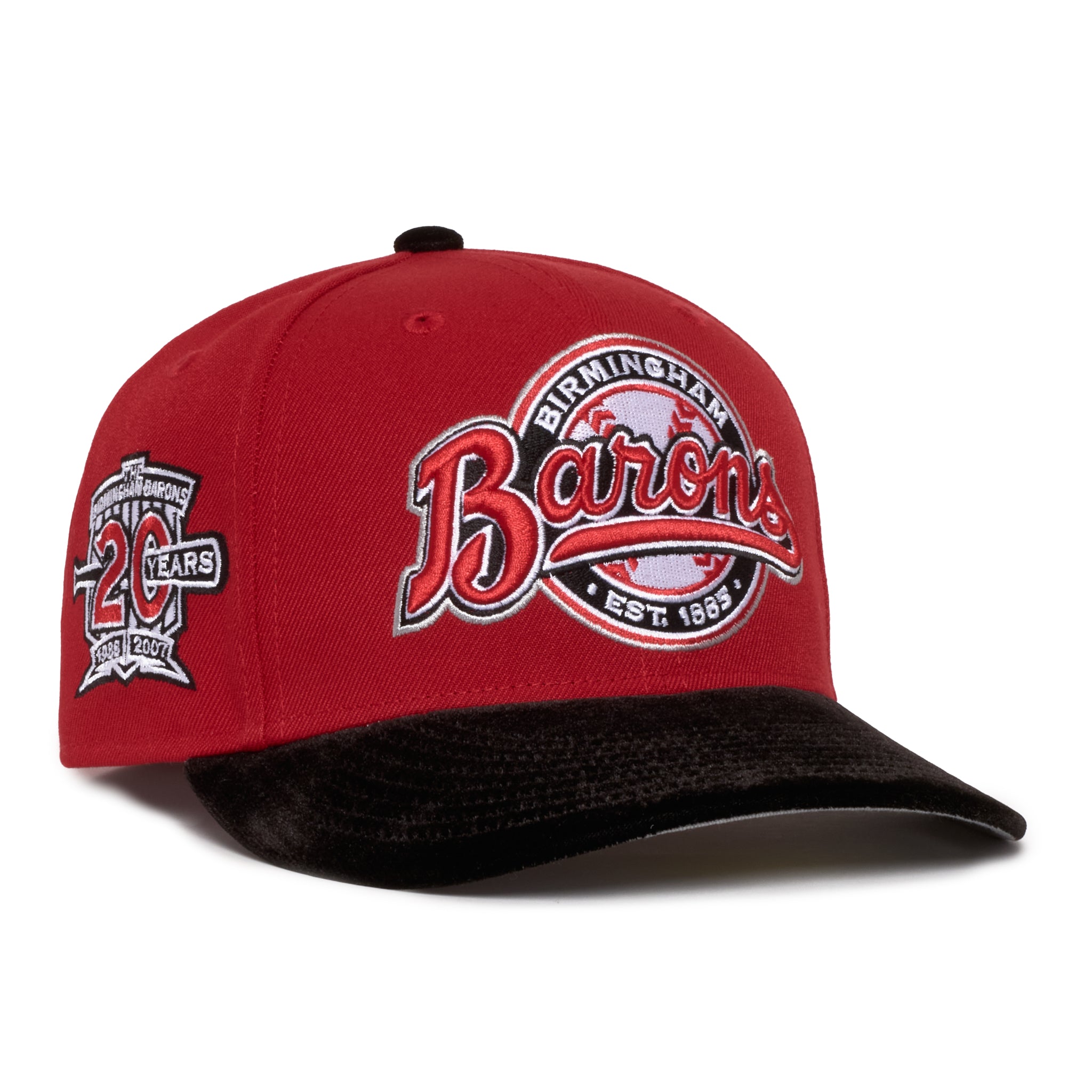 Birmingham Barons Red and Black Velvet 20 Years