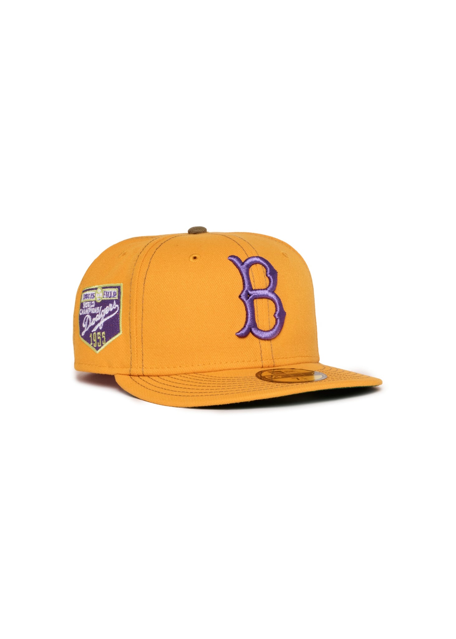 Brooklyn Dodgers AGold and Purple Ebbets field 1955 Green uv
