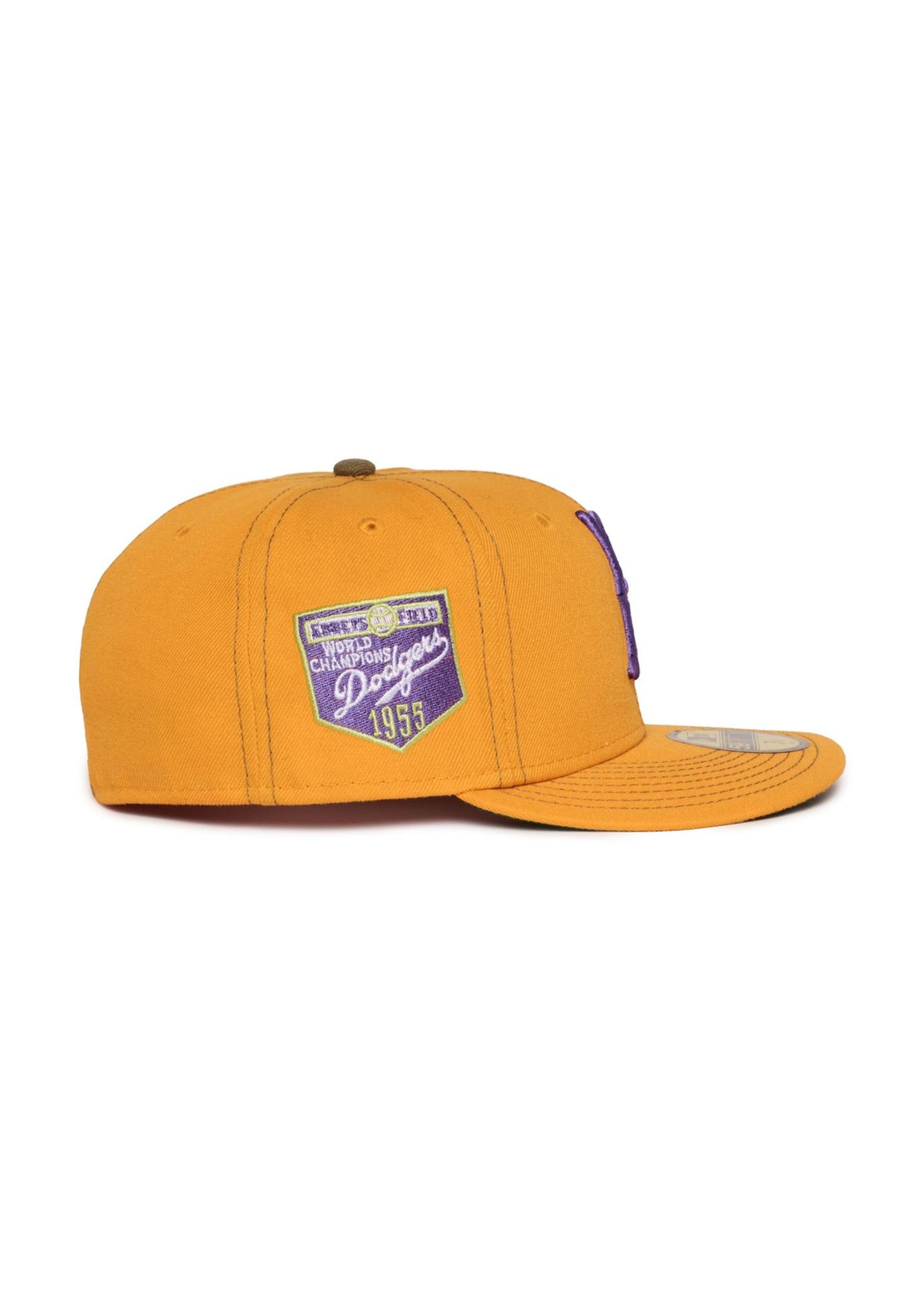 Brooklyn Dodgers AGold and Purple Ebbets field 1955 Green uv
