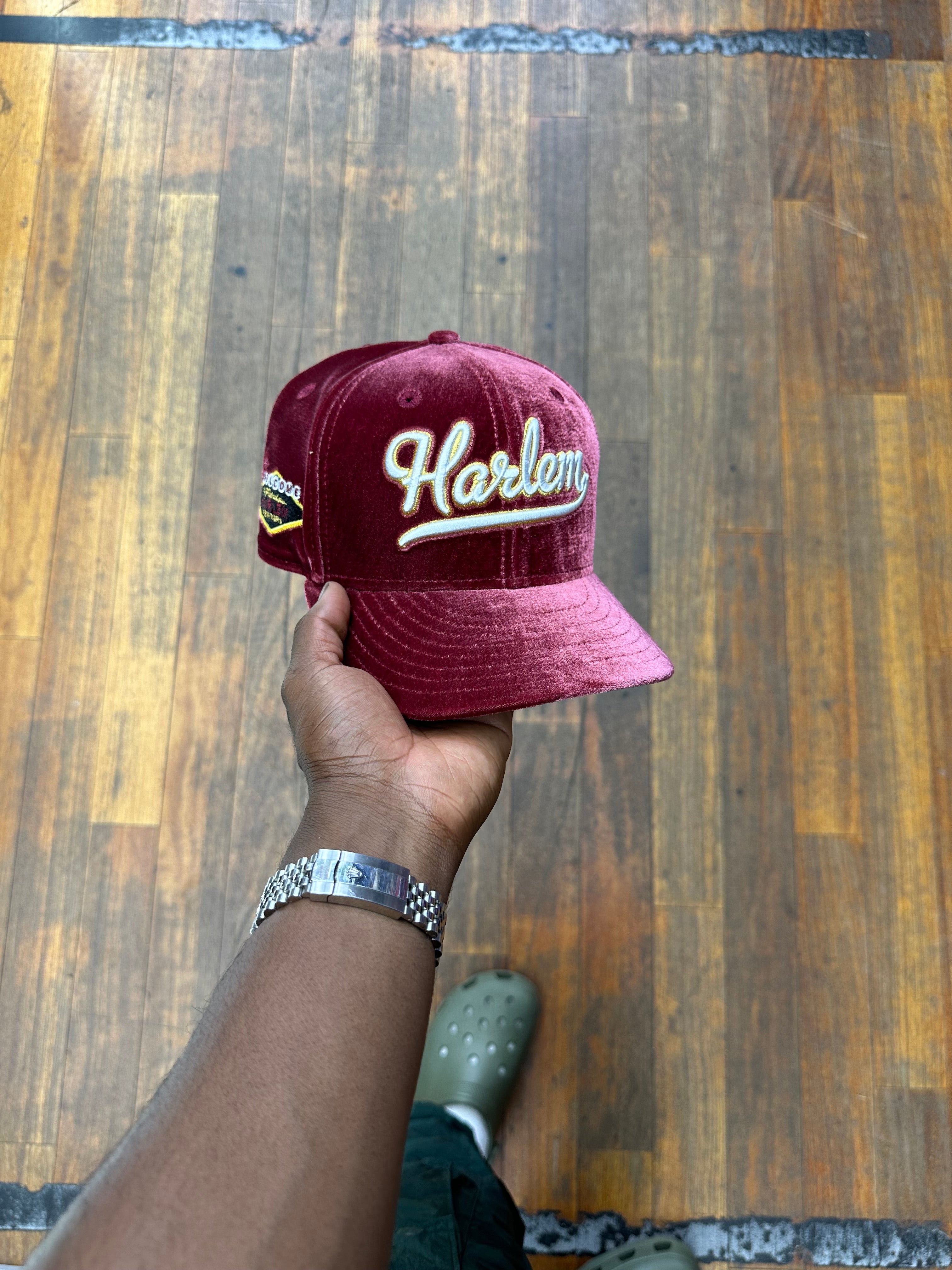 All Red Velvet Harlem 5950 Fitted