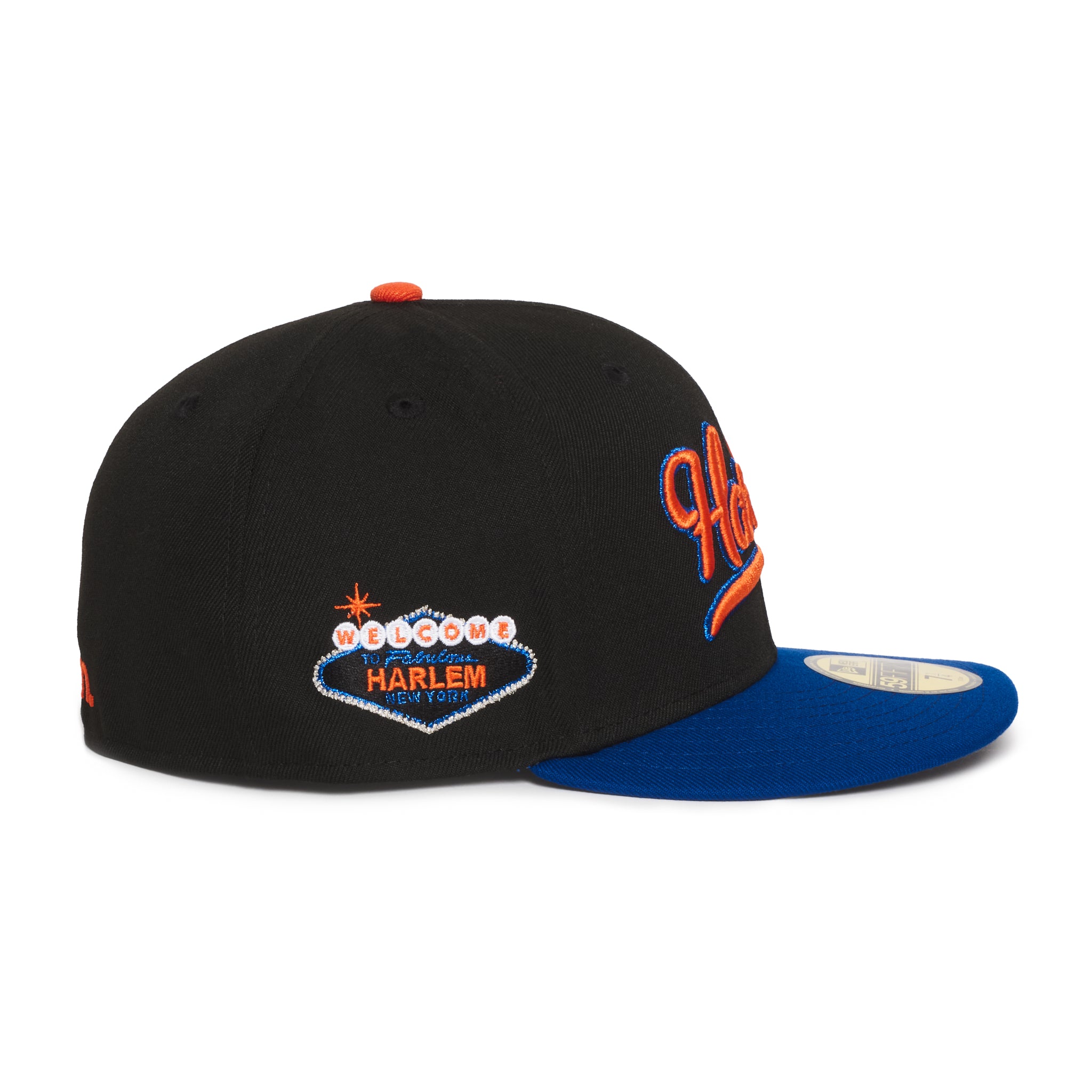 Harlem Black And Royal w/ Orange Logo
