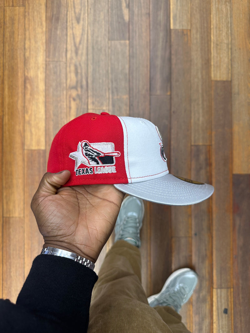 Shreveport Swamp Dragons White Red & Metallic Silver