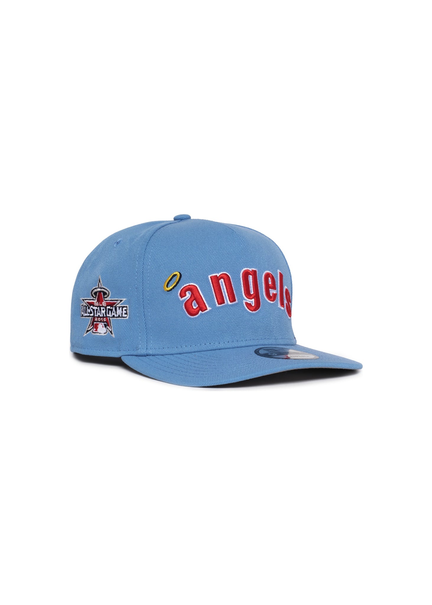 California Angels Sky Blue Script 950 AFrame Snap Back
