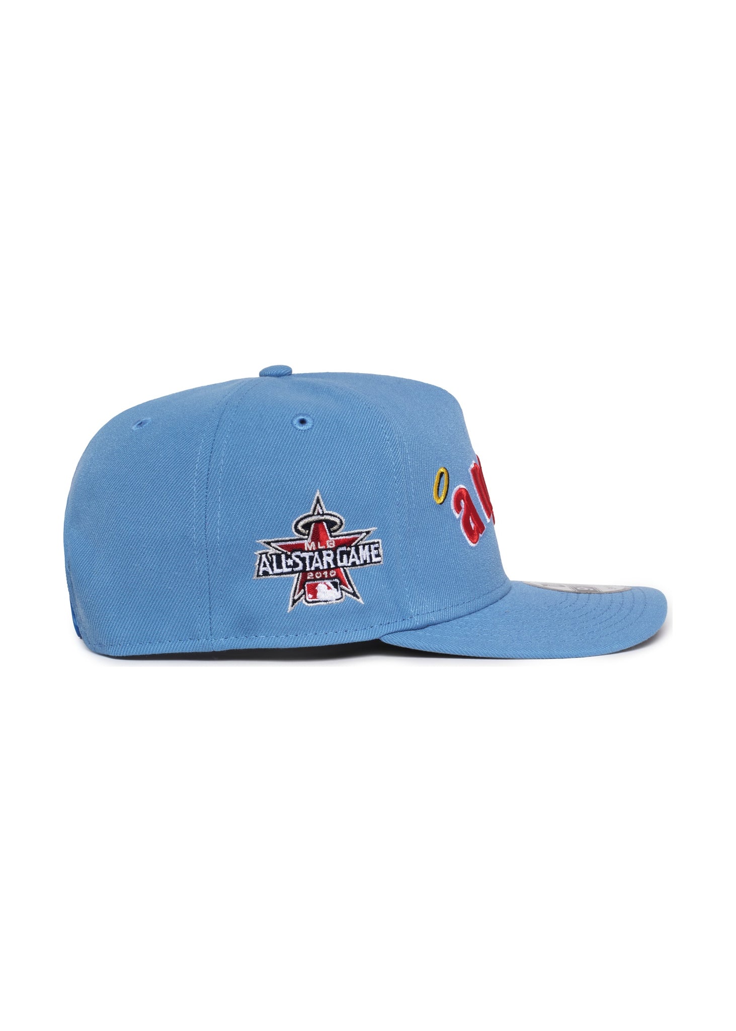 California Angels Sky Blue Script 950 AFrame Snap Back