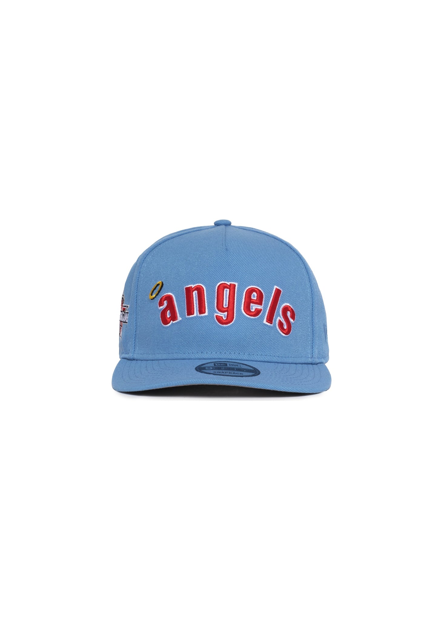 California Angels Sky Blue Script 950 AFrame Snap Back