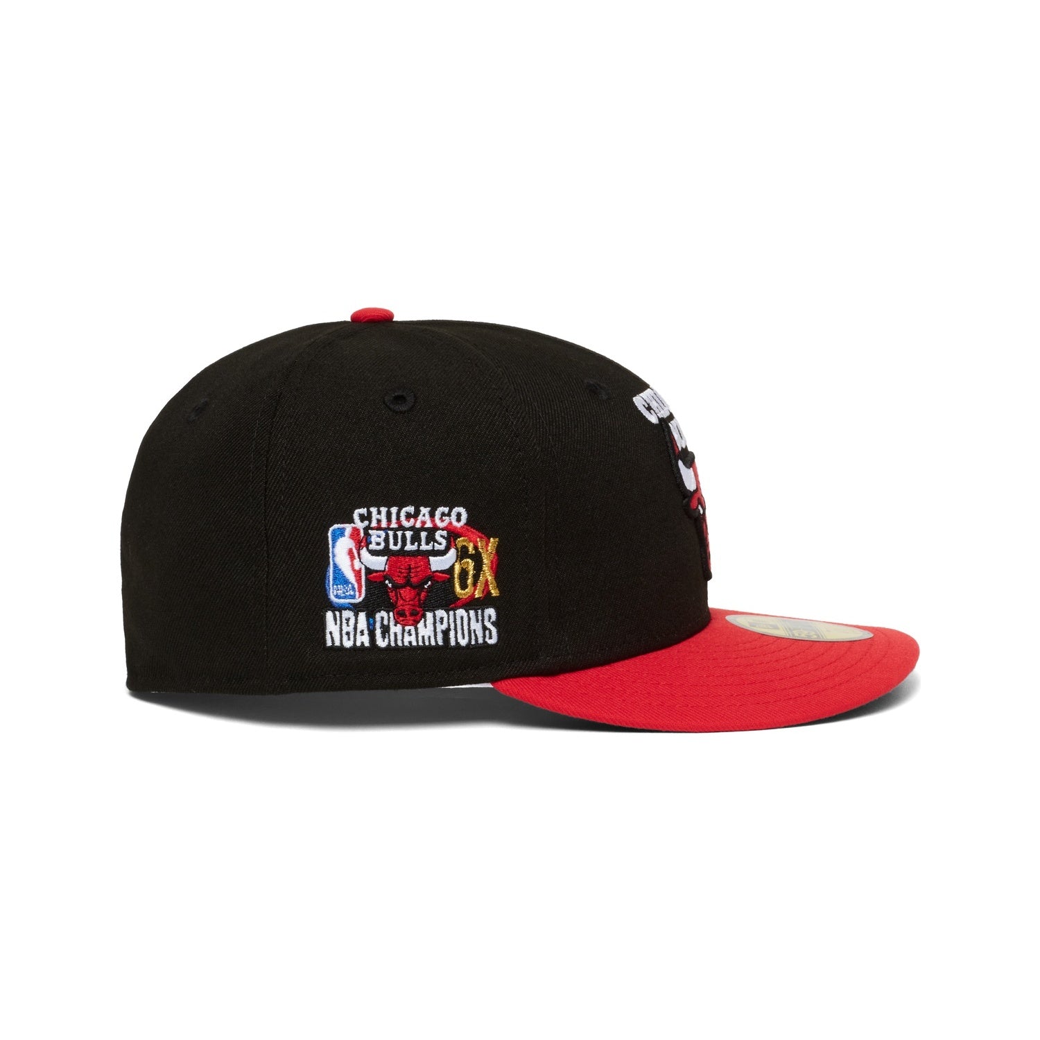 Chicago Bulls Black and Red 6X NBA Champs