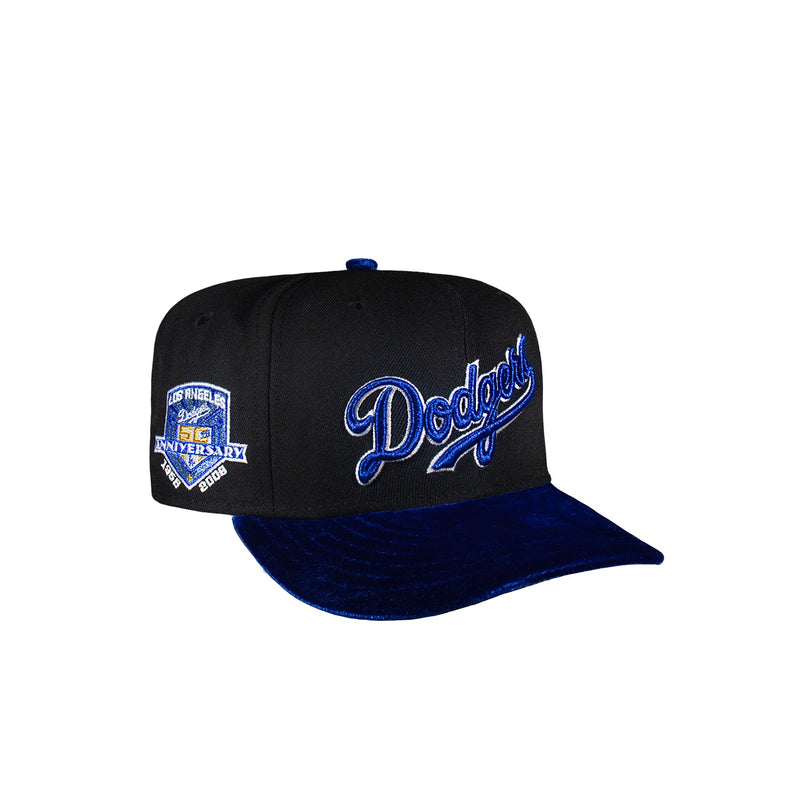 Los Angeles Dodgers Black and Velvet Royal 50Th Anniversary