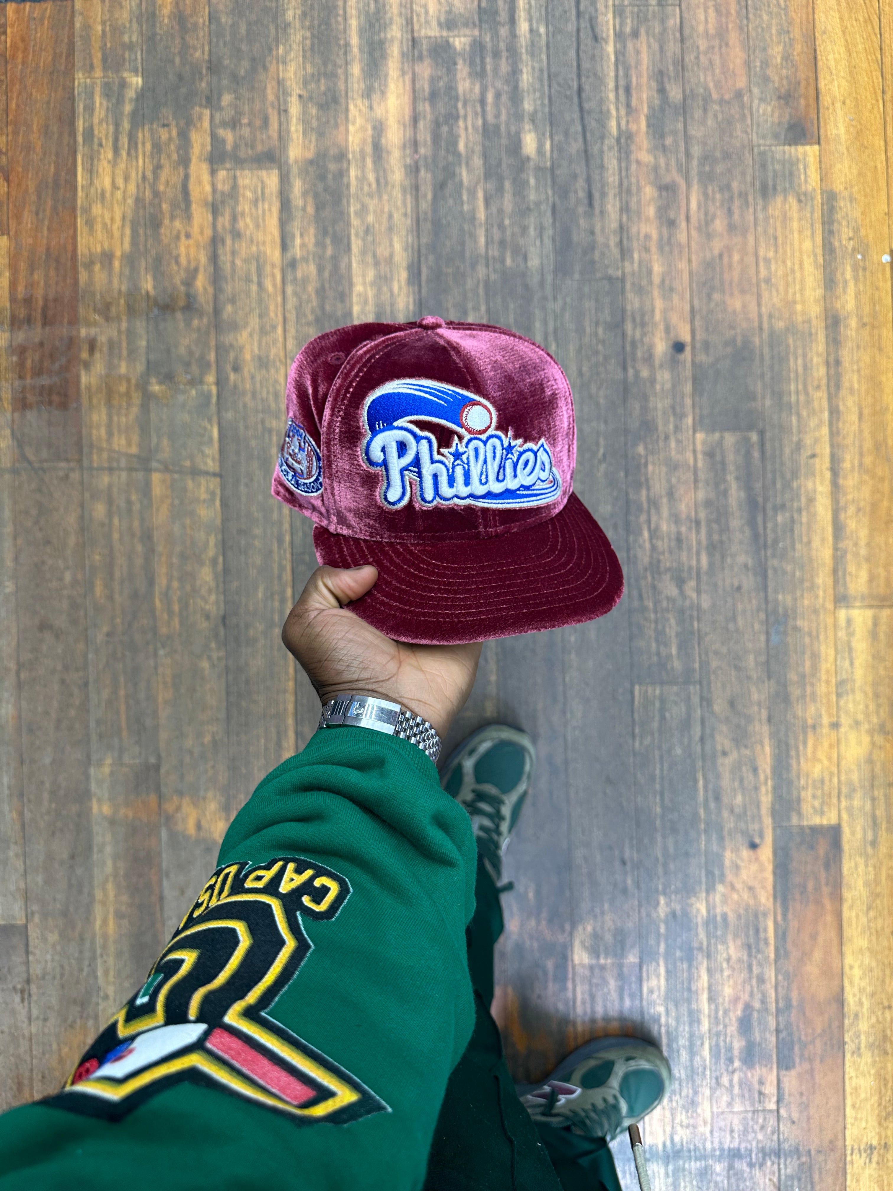 Philadelphia Phillies All Cardinal Red Velvet 2004 Inaugural Season