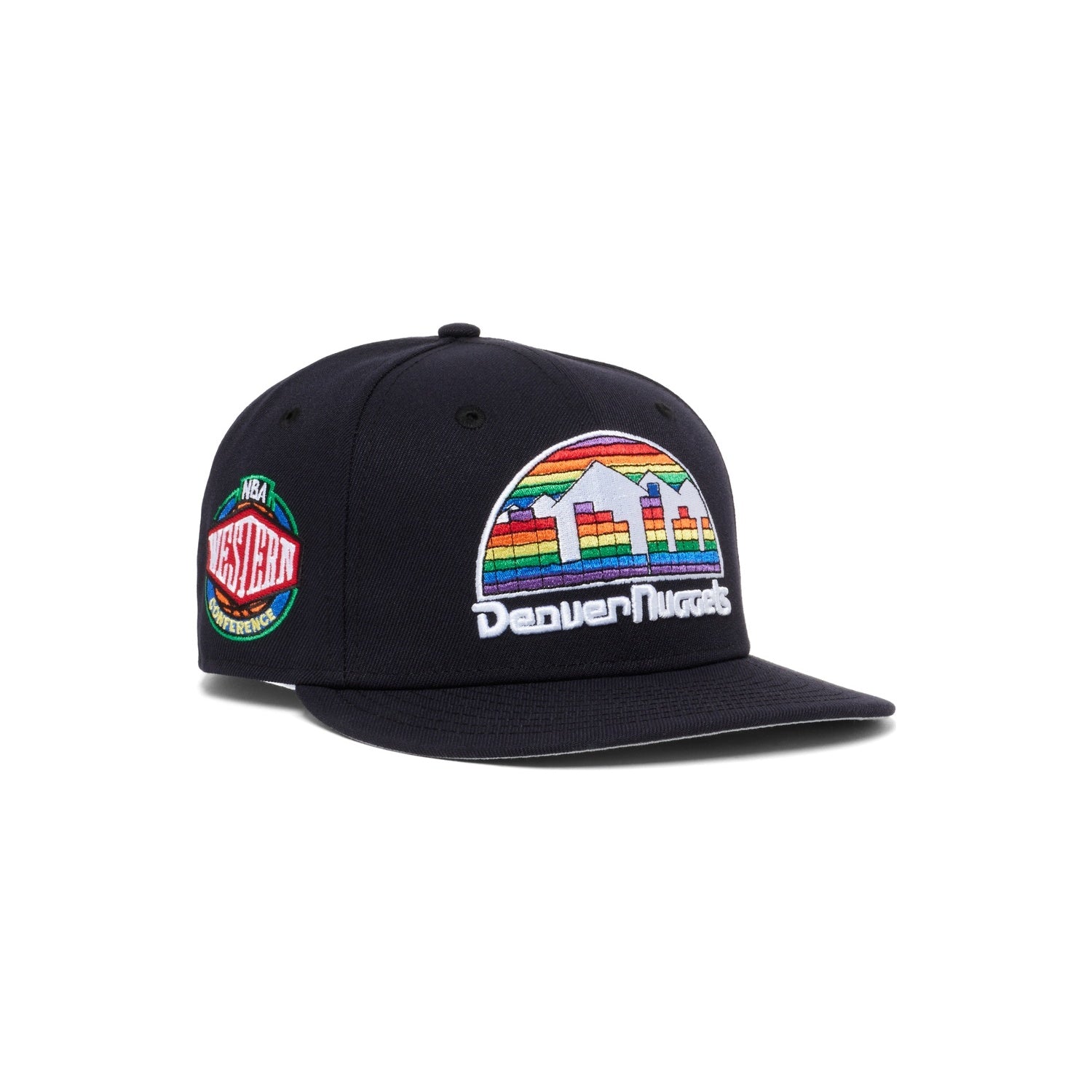 Denver Nuggets Navy Colorful Logo Western