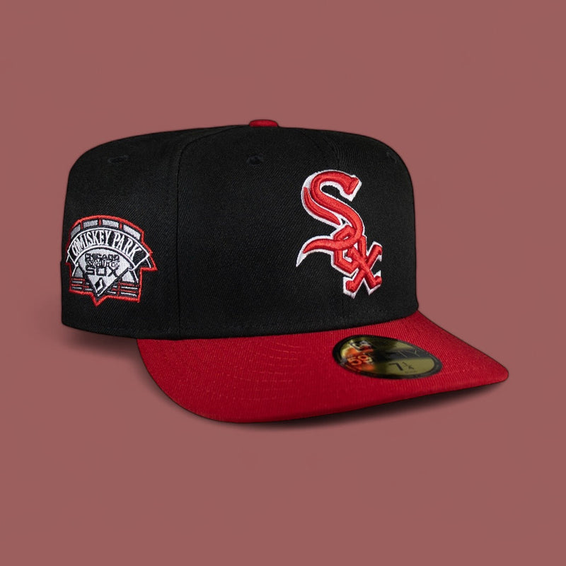 Chicago White Sox Black and Red Comiskey Patch