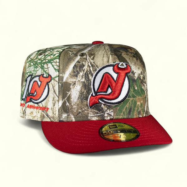 New Jersey Devils Real Tree and Red 10Th Anniversary