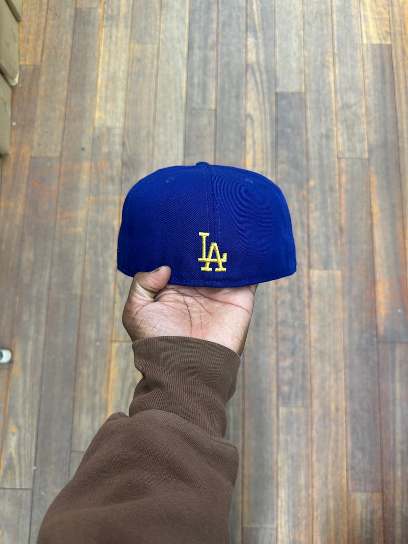 Los Angeles Dodgers Gold "LA" All Royal Blue 40Th Anniversary