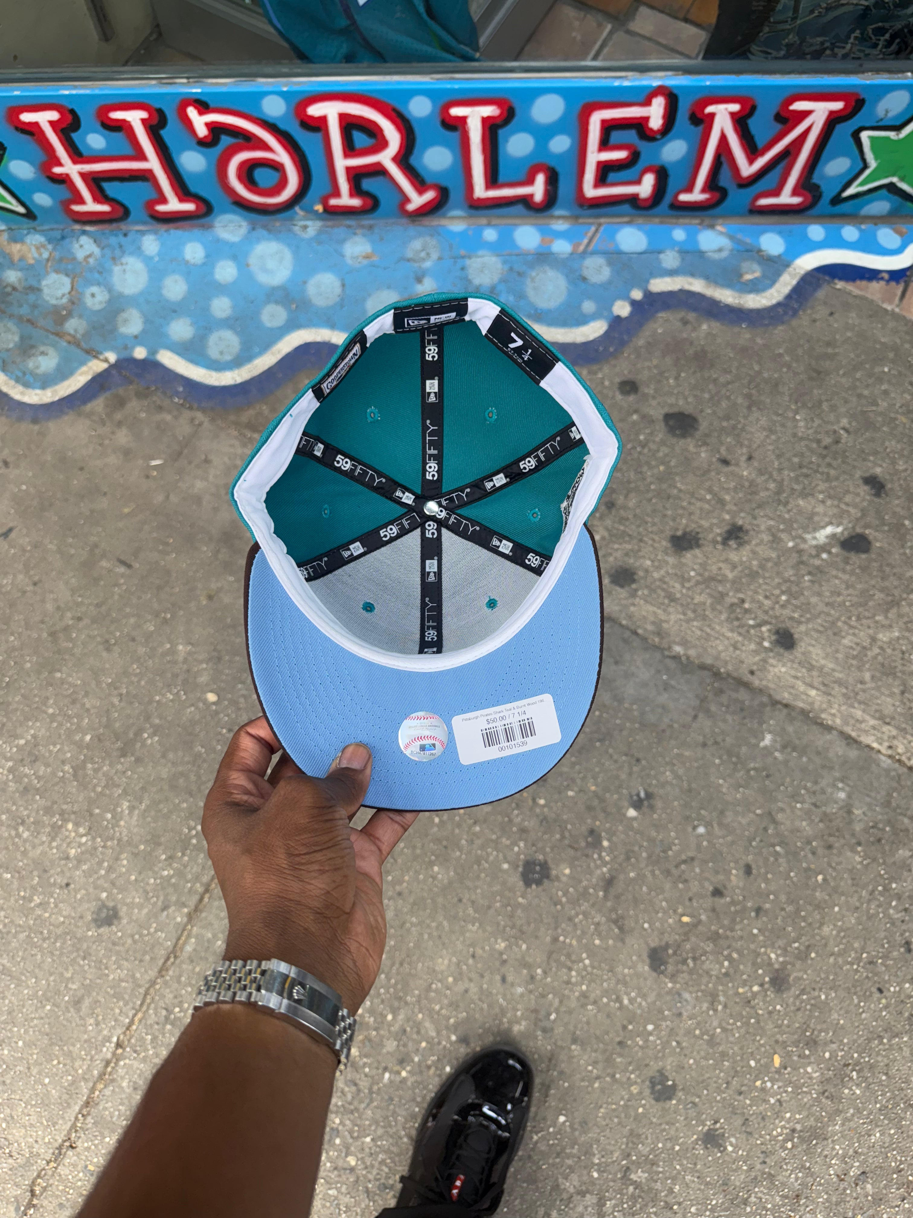 Pittsburgh Pirates Shark Teal & Burnt Wood 1960 World Series Sky Blue UV