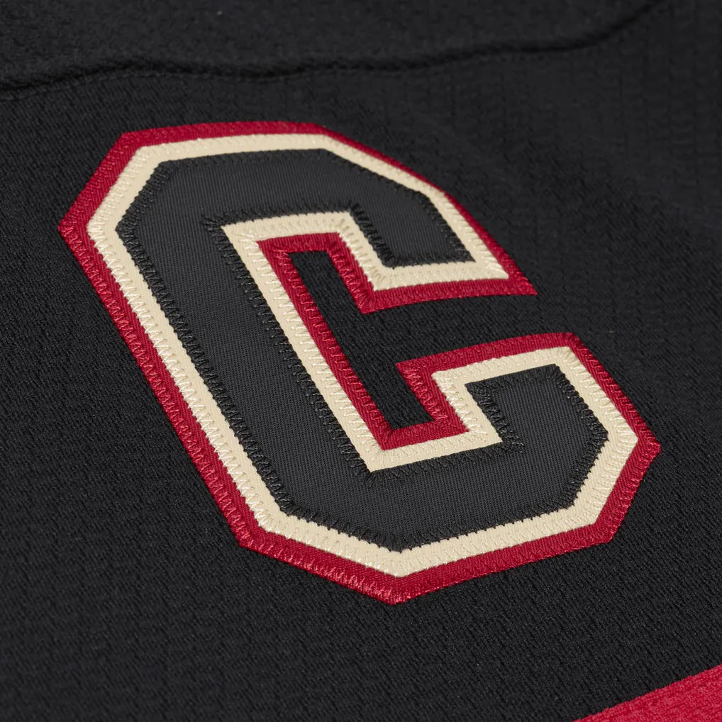 Chicago Black Hawks Black and Crème TOEWS Jersey