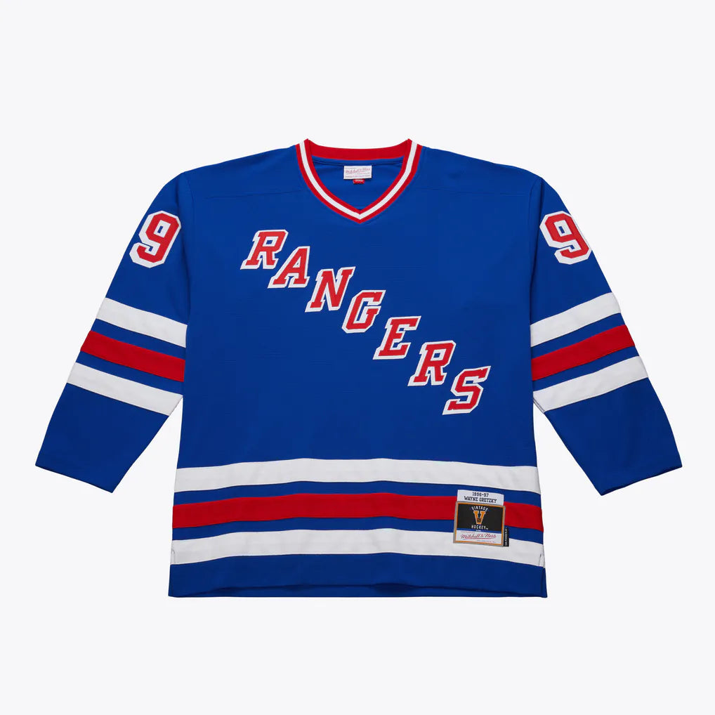 New York Rangers  Blue Wayne Gretzky Jersey