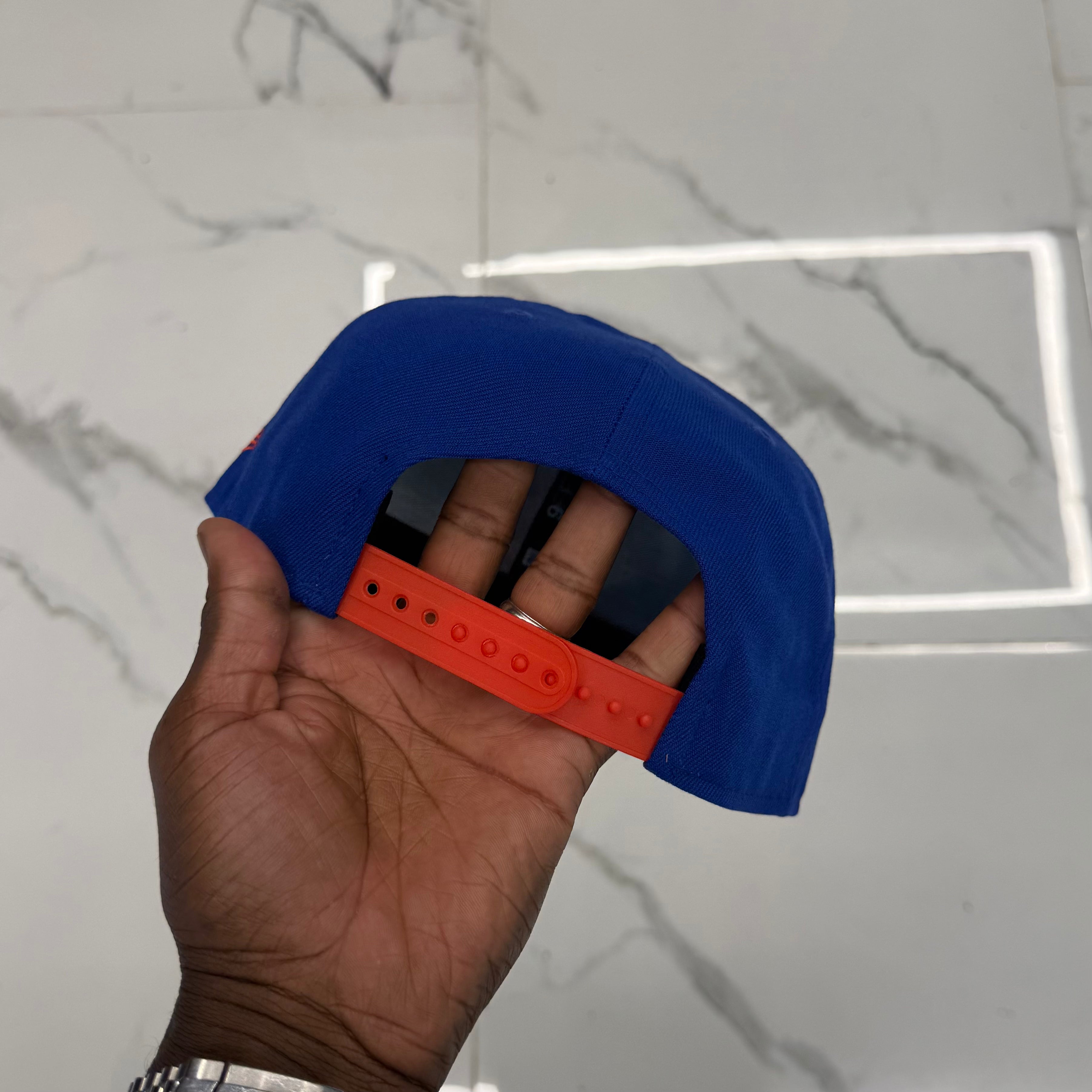 New York Knicks Royal and Orange 950 Classic Champs Snap Back