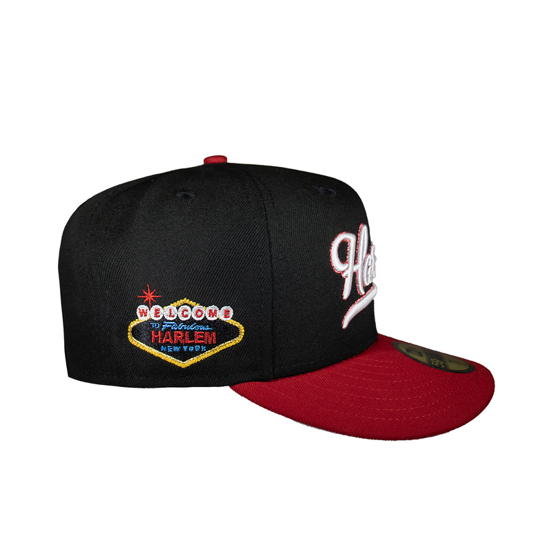 HARLEM BLACK AND RED 5950 FITTED