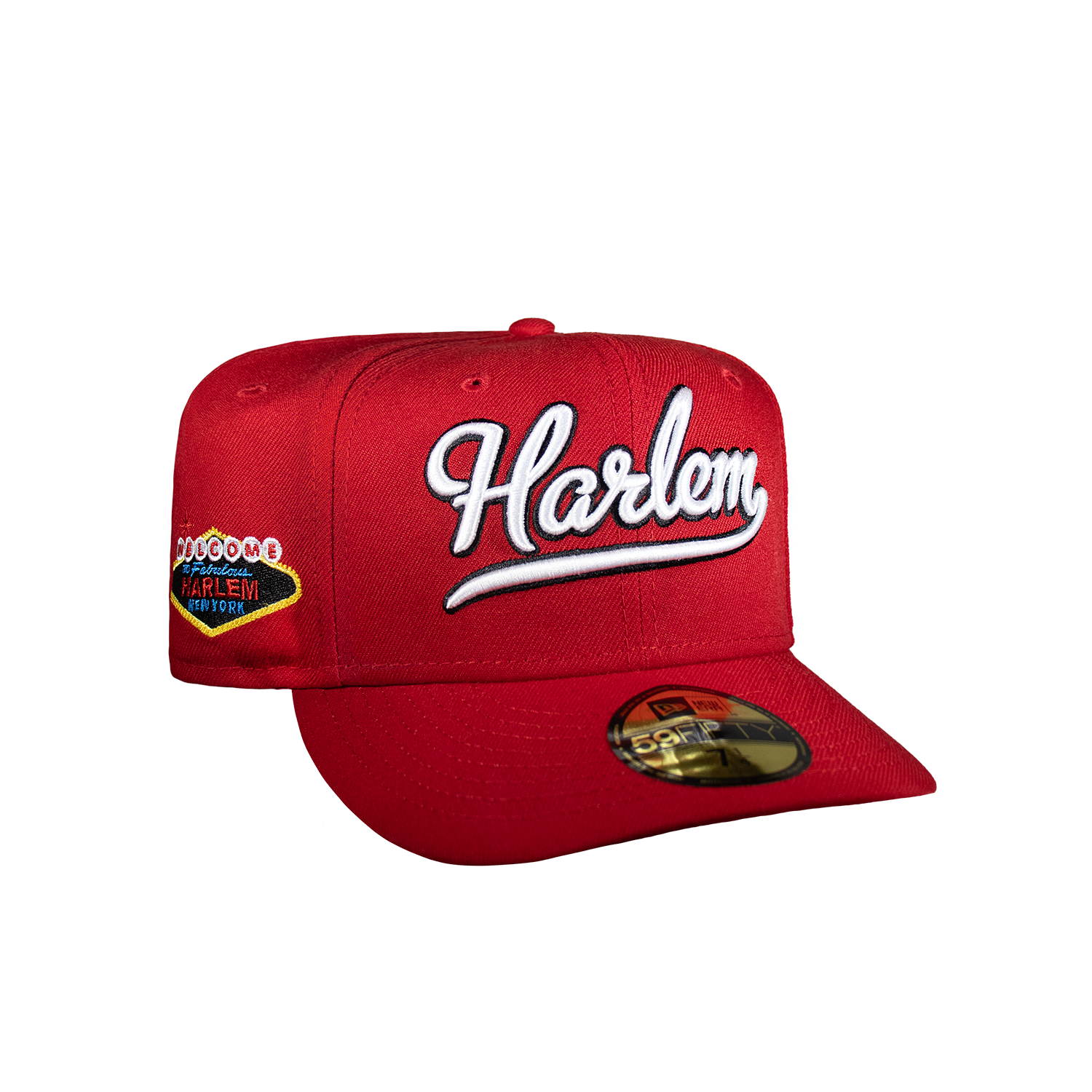 All Red (Black Outline) Harlem 5950 Fitted