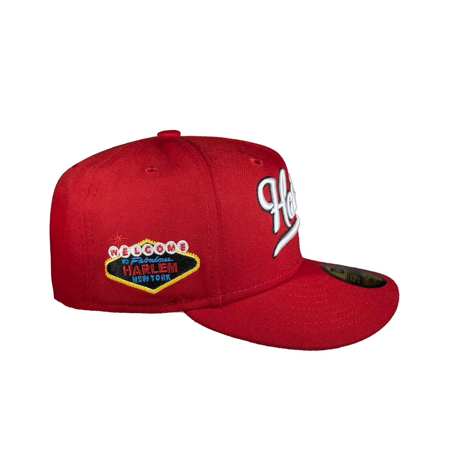All Red (Black Outline) Harlem 5950 Fitted