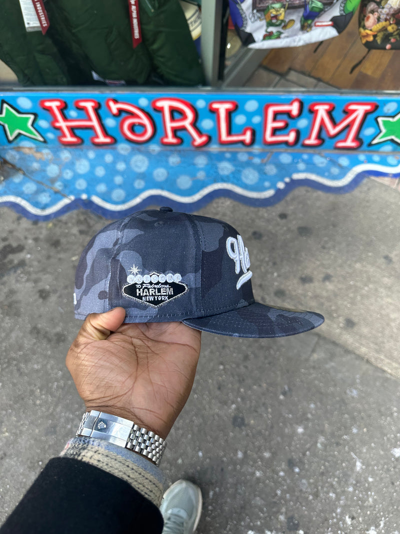 Harlem Black Camo VIZE 5950 Fitted