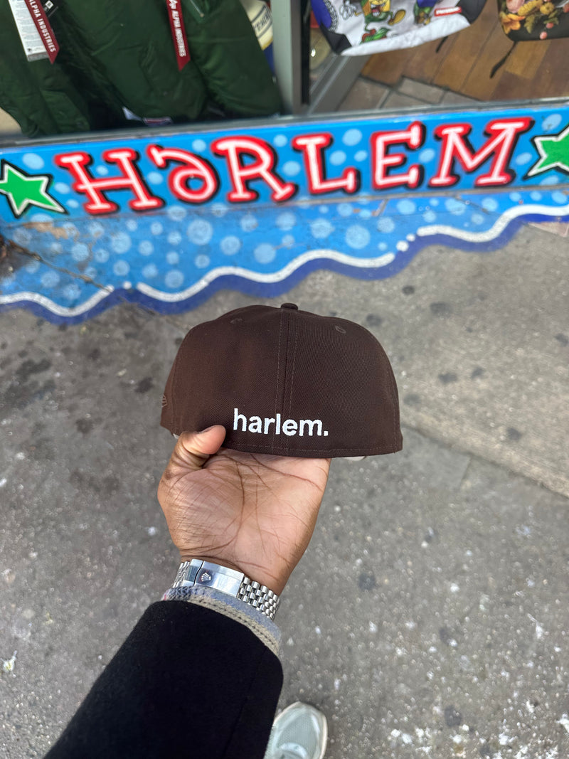 All Brown Creme Outline Harlem 5950 Fitted