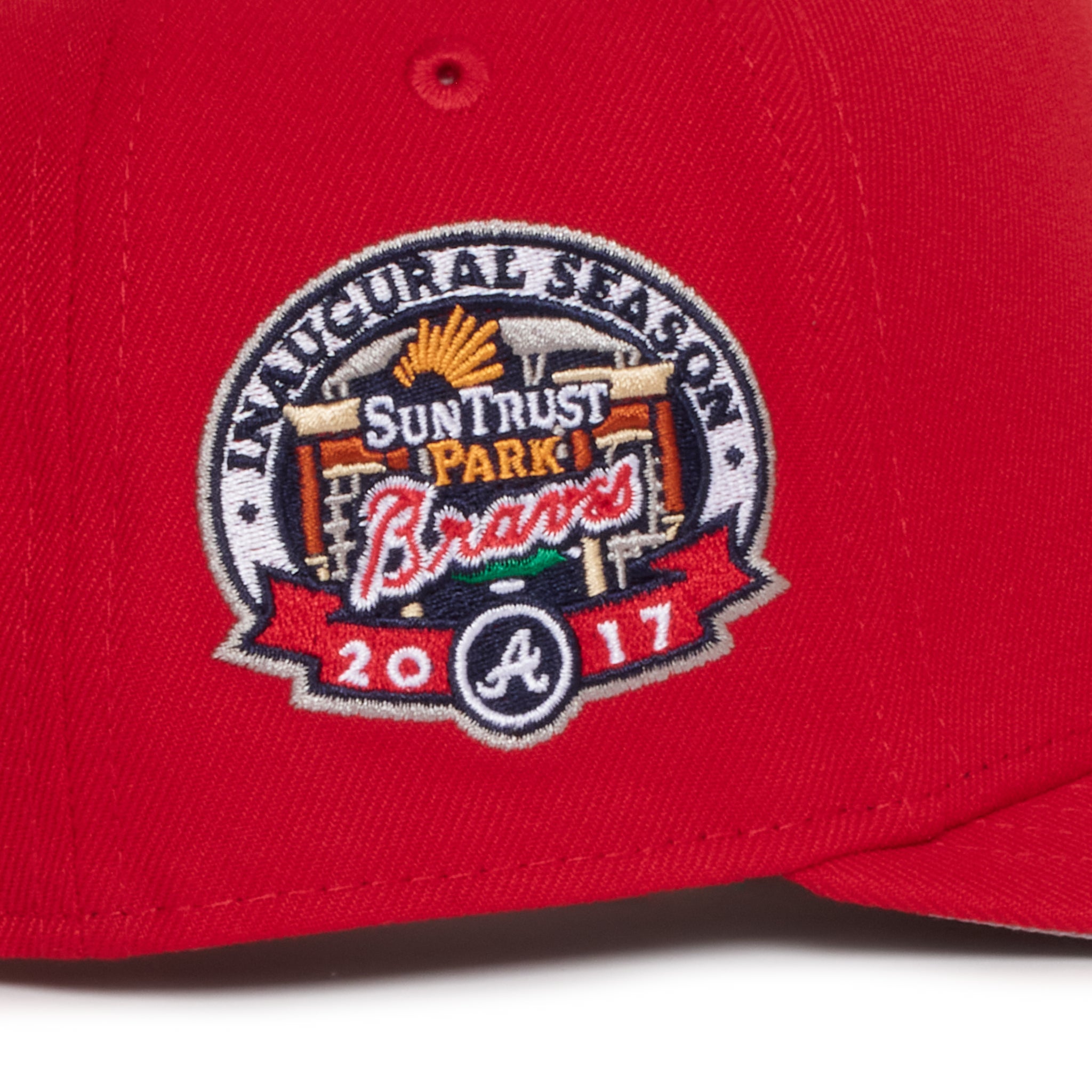 Atlanta Braves Red 950 A-Frame 2017 Inaugural Season  Snap Back