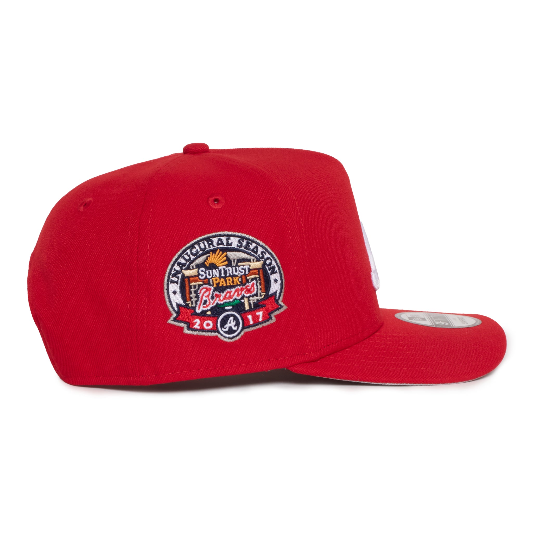 Atlanta Braves Red 950 A-Frame 2017 Inaugural Season  Snap Back