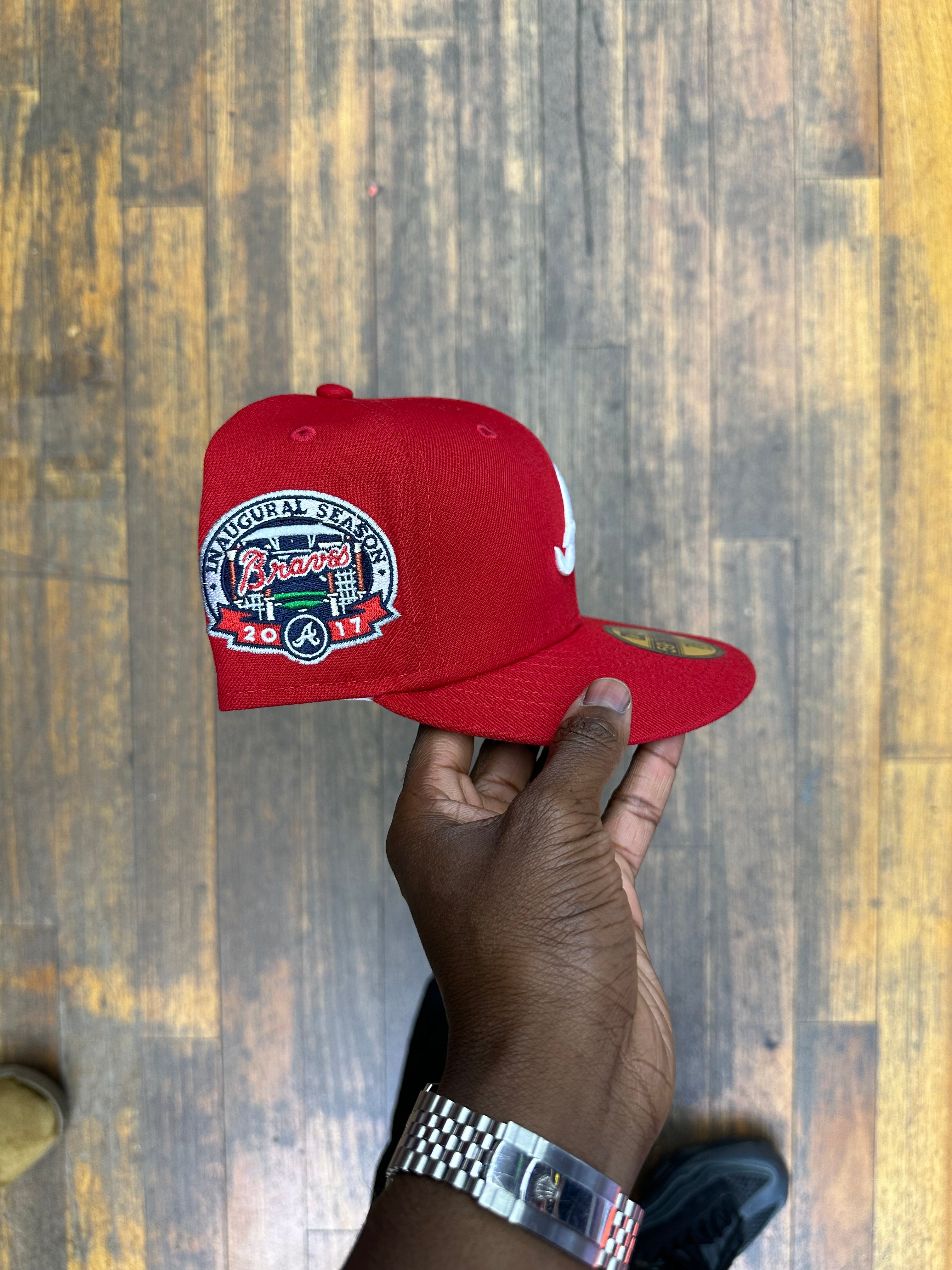 Atlanta Braves All Red 2017 Inaugural Grey UV