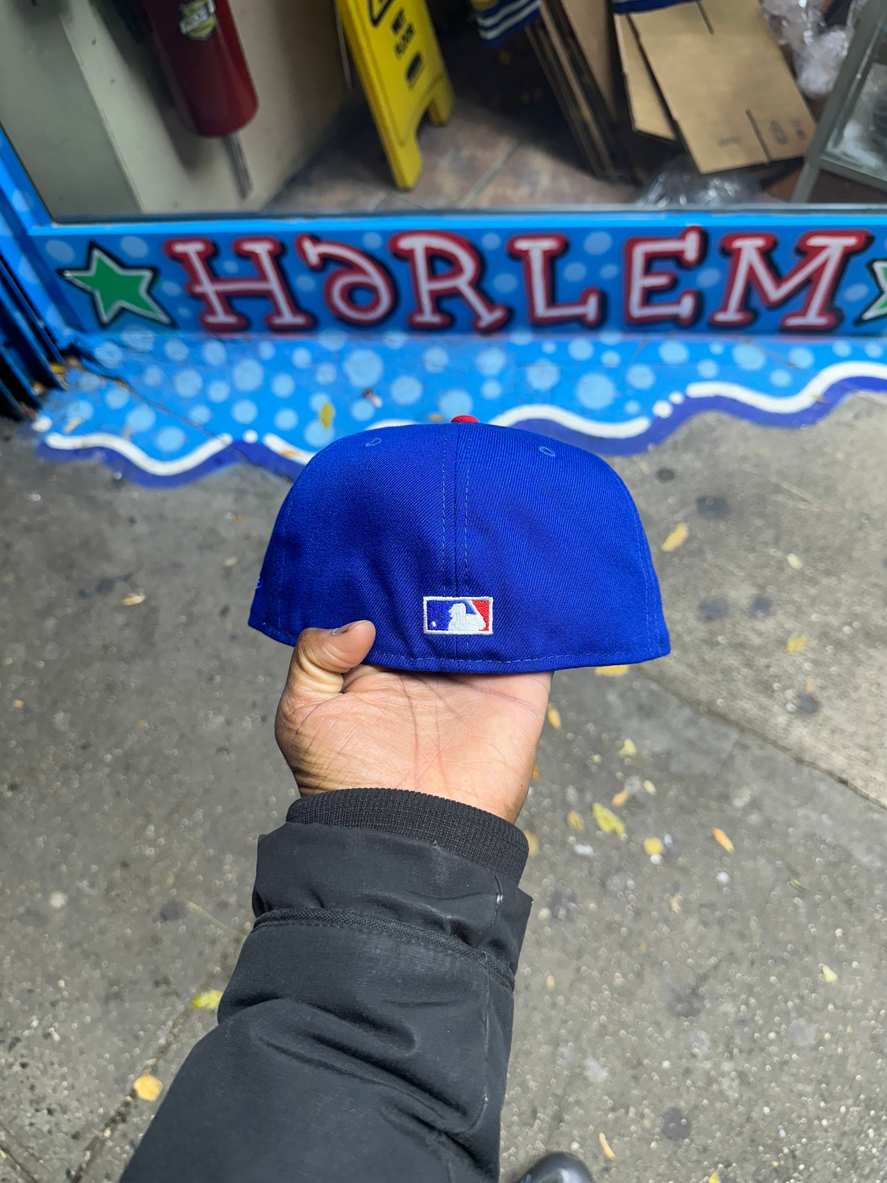 Chicago Cubs Royal Blue & Red Angry Bear Logo