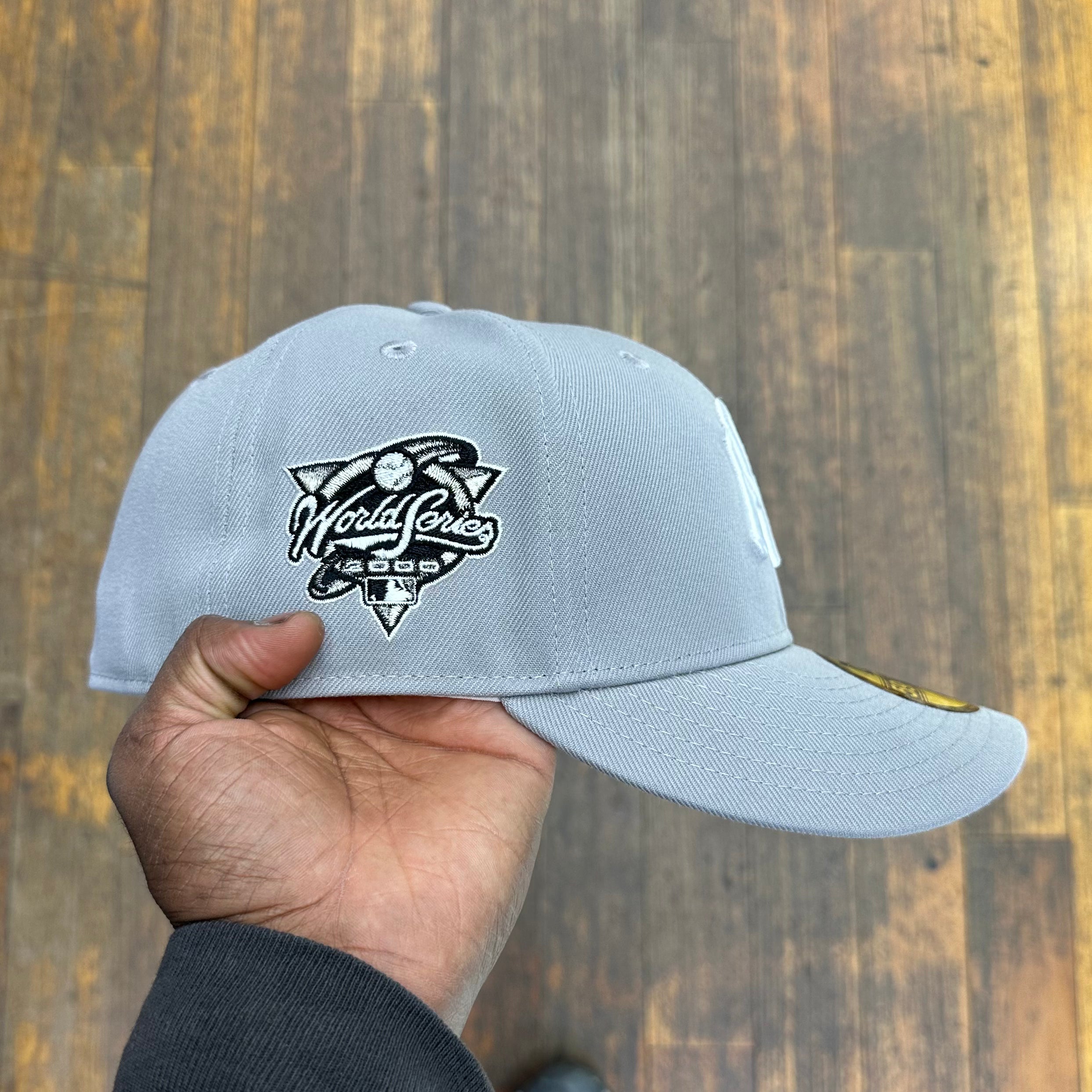 New York Yankees All Grey black Heart 2000 World Series