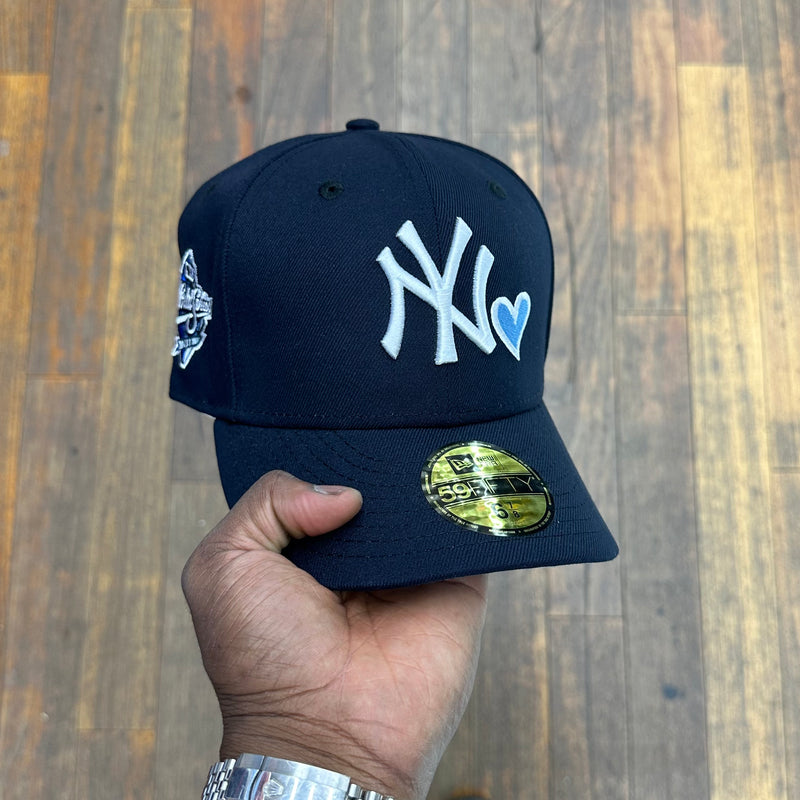 New York Yankees Navy And Sky Heart 1998 World Series