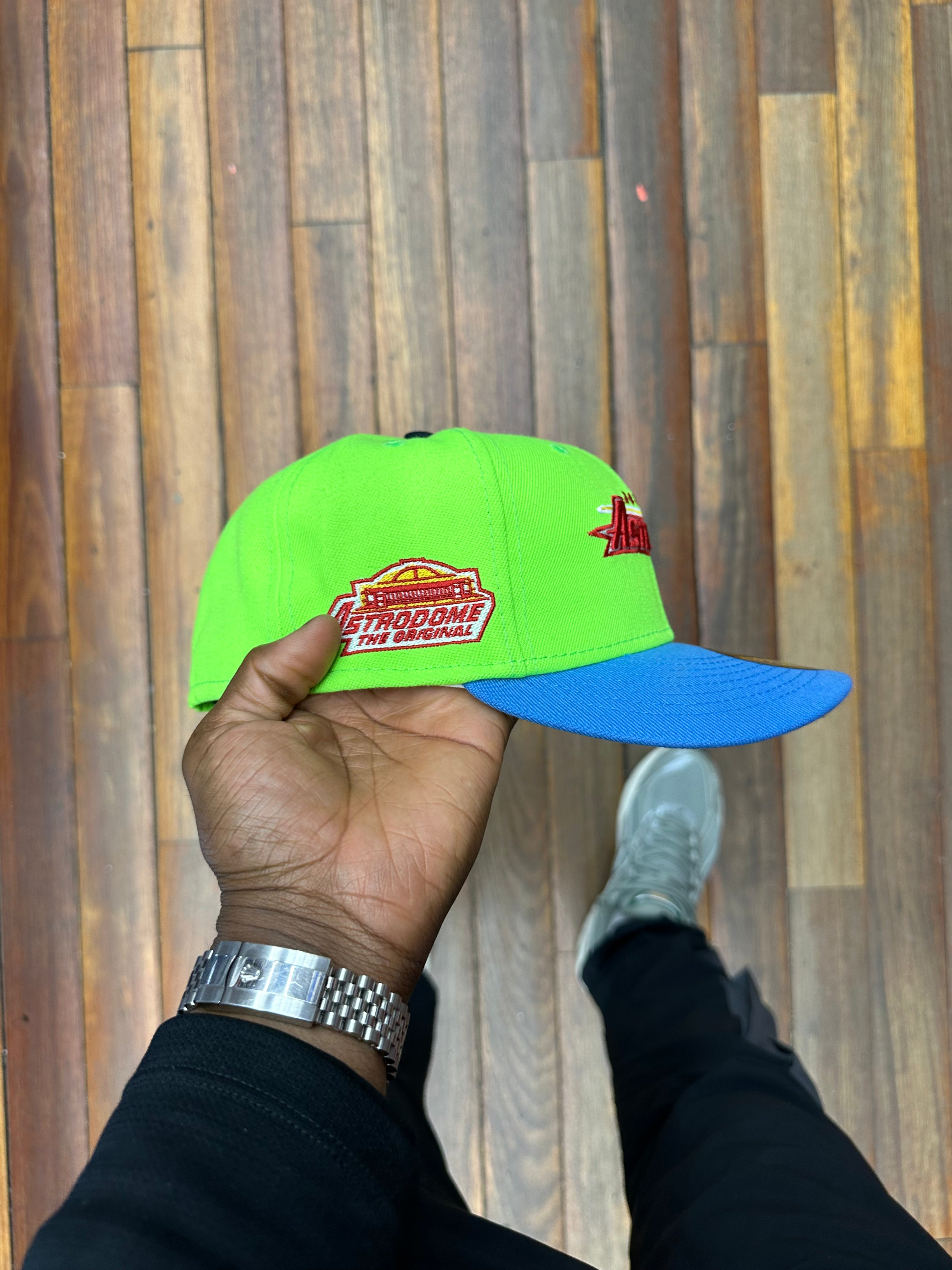 Houston Astros Lime Green and Blue