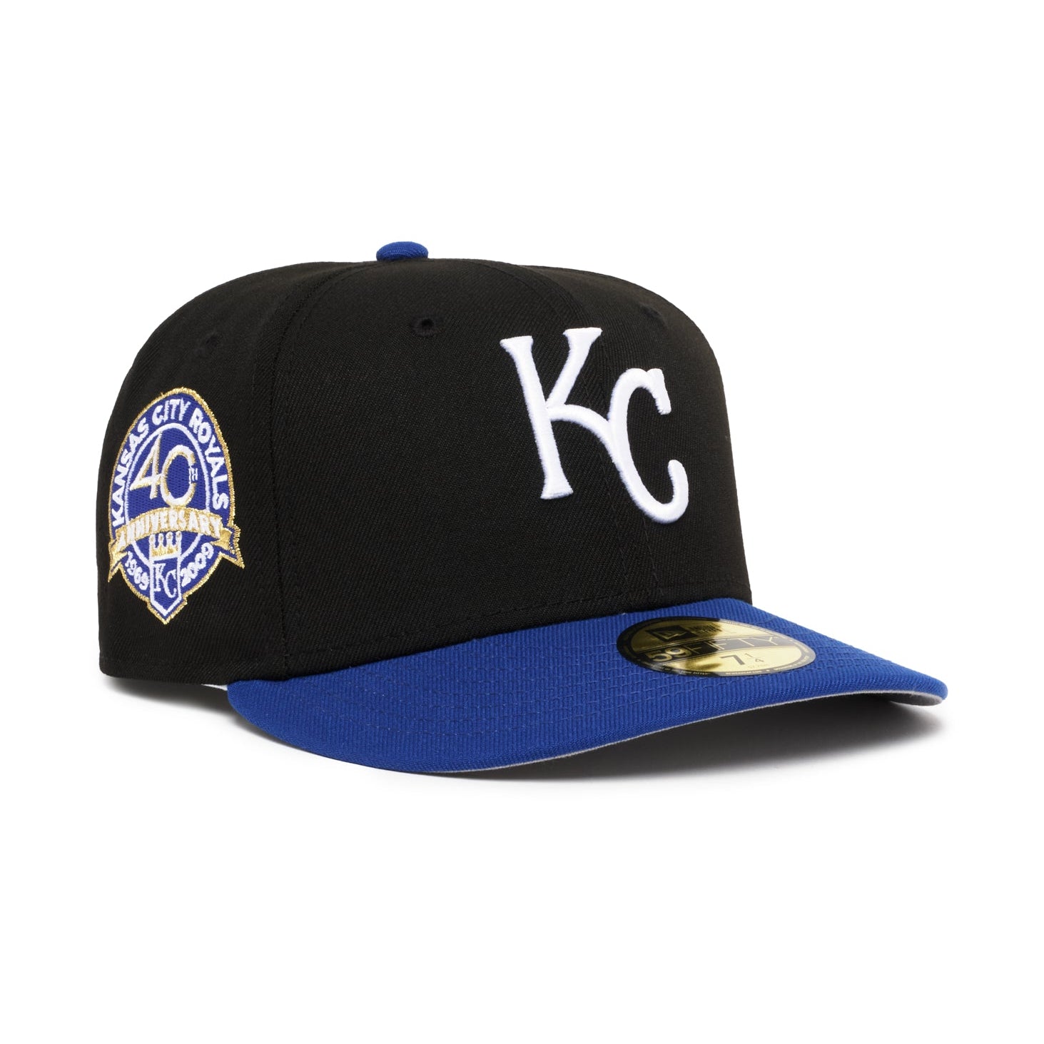 Kansas City Royals Black And Royal 40th Anniversary Grey UV