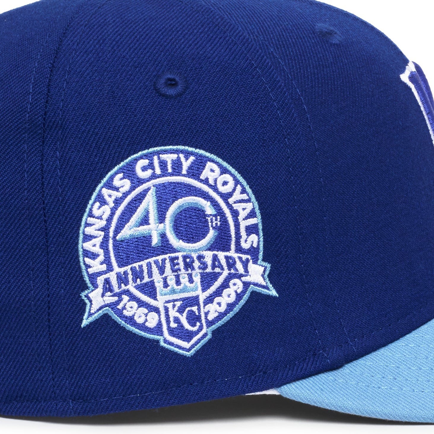 Kansas City Royals Royal & Sky Blue 40th Anniversary Grey uv
