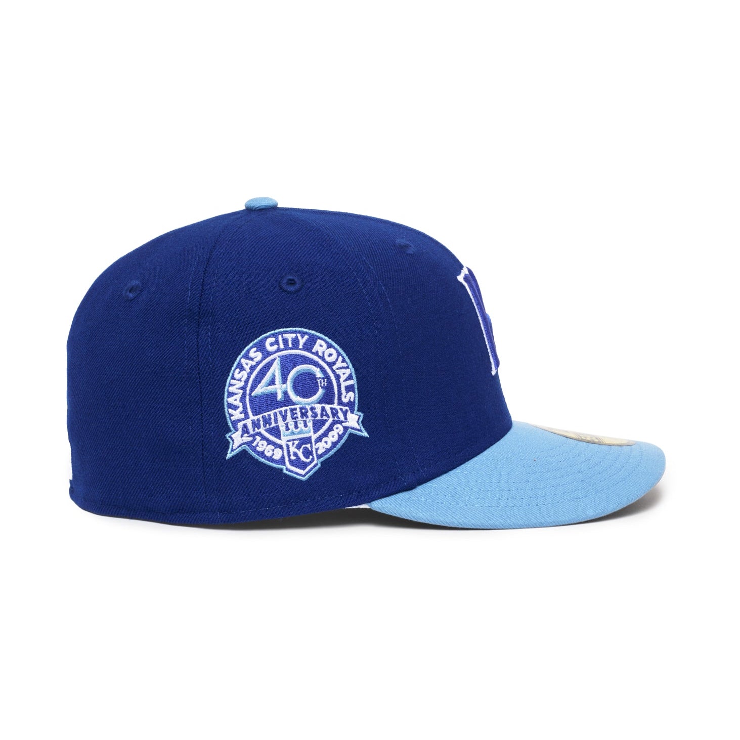 Kansas City Royals Royal & Sky Blue 40th Anniversary Grey uv