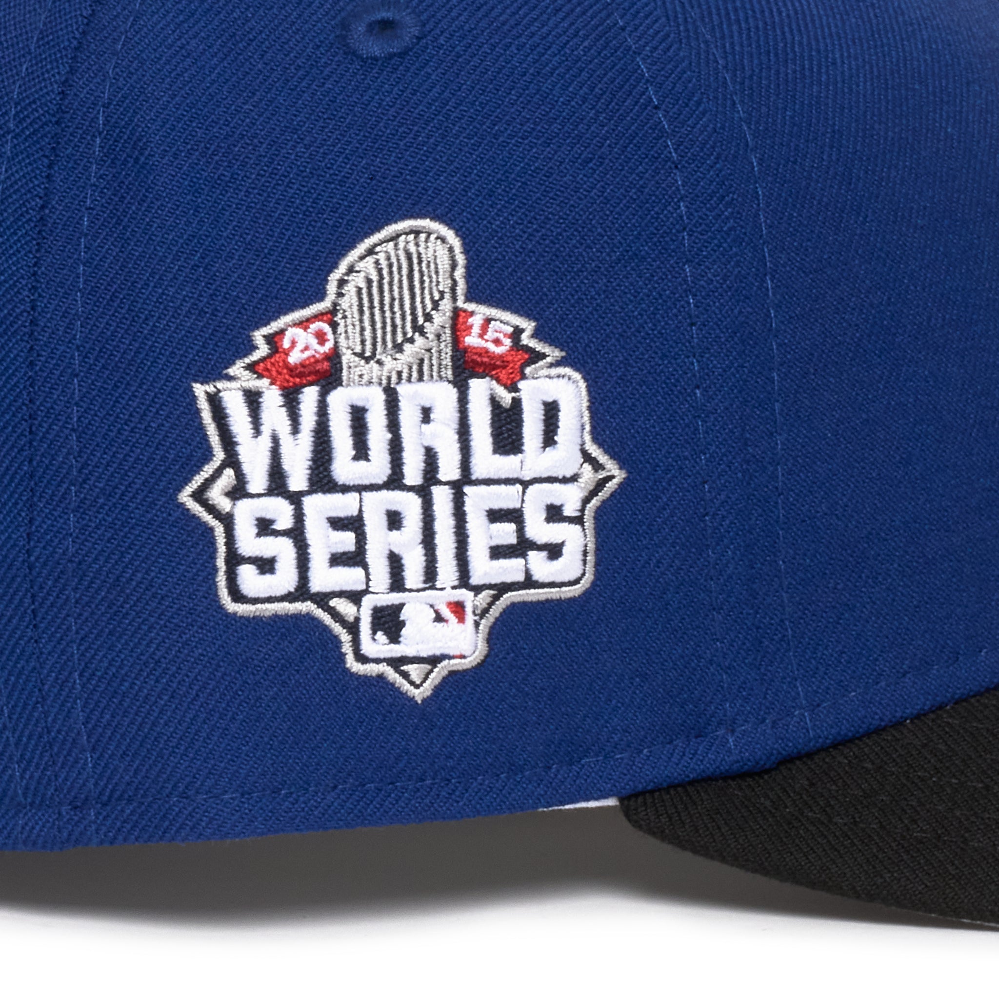 Kansas City Royals Royal Crown Black Visor 2015 Grey uv