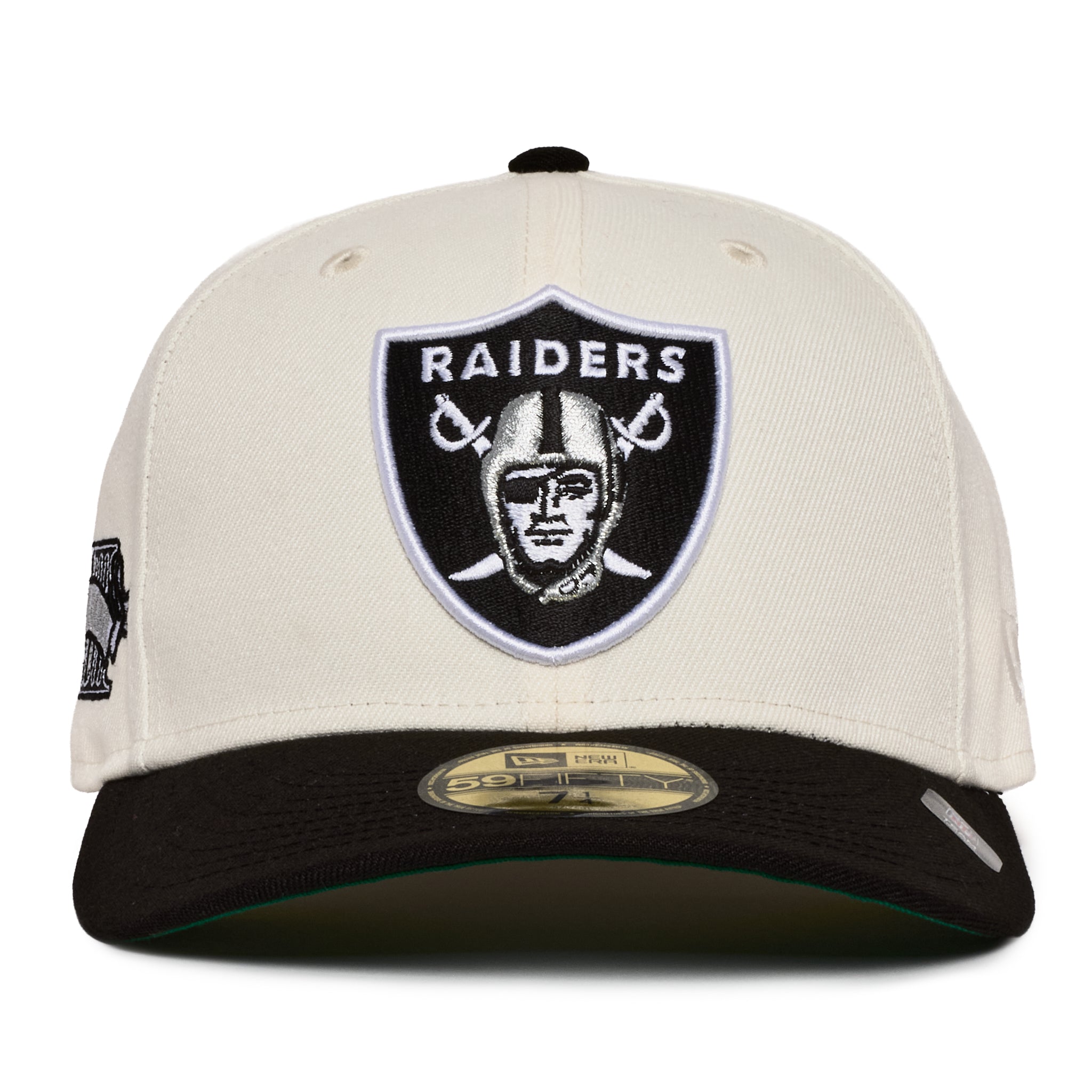 Las Vegas Raiders Creme and Black 1984 SB