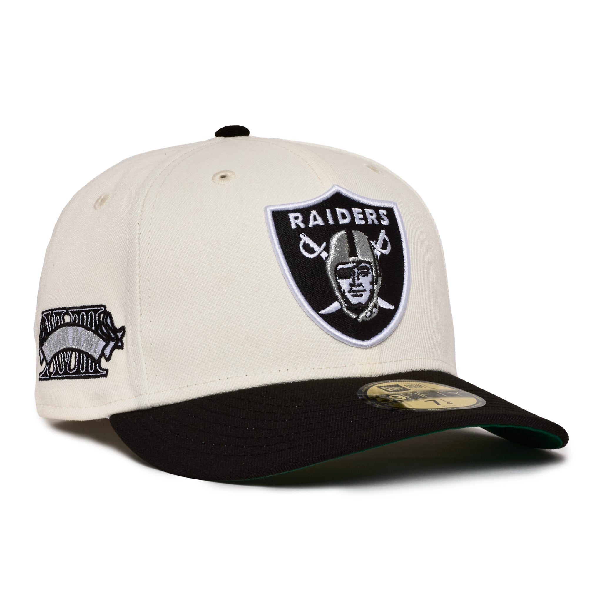Las Vegas Raiders Creme and Black 1984 SB