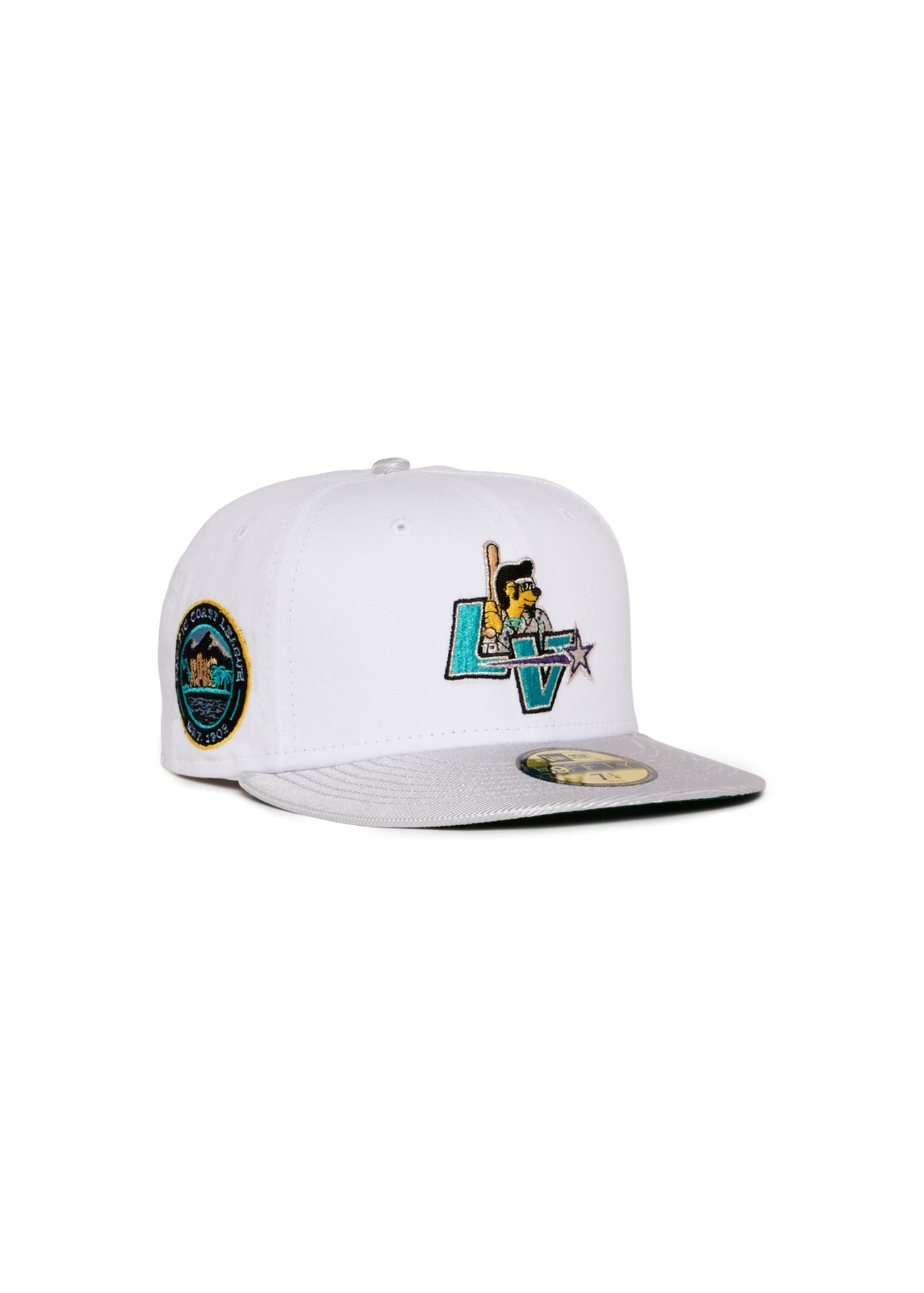 Las Vegas Stars White and Metallic Silver Pacific Coast